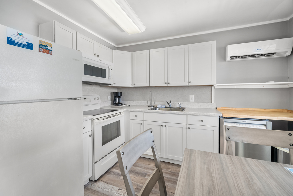 Light, Bright, and Beachy Kitchen.
