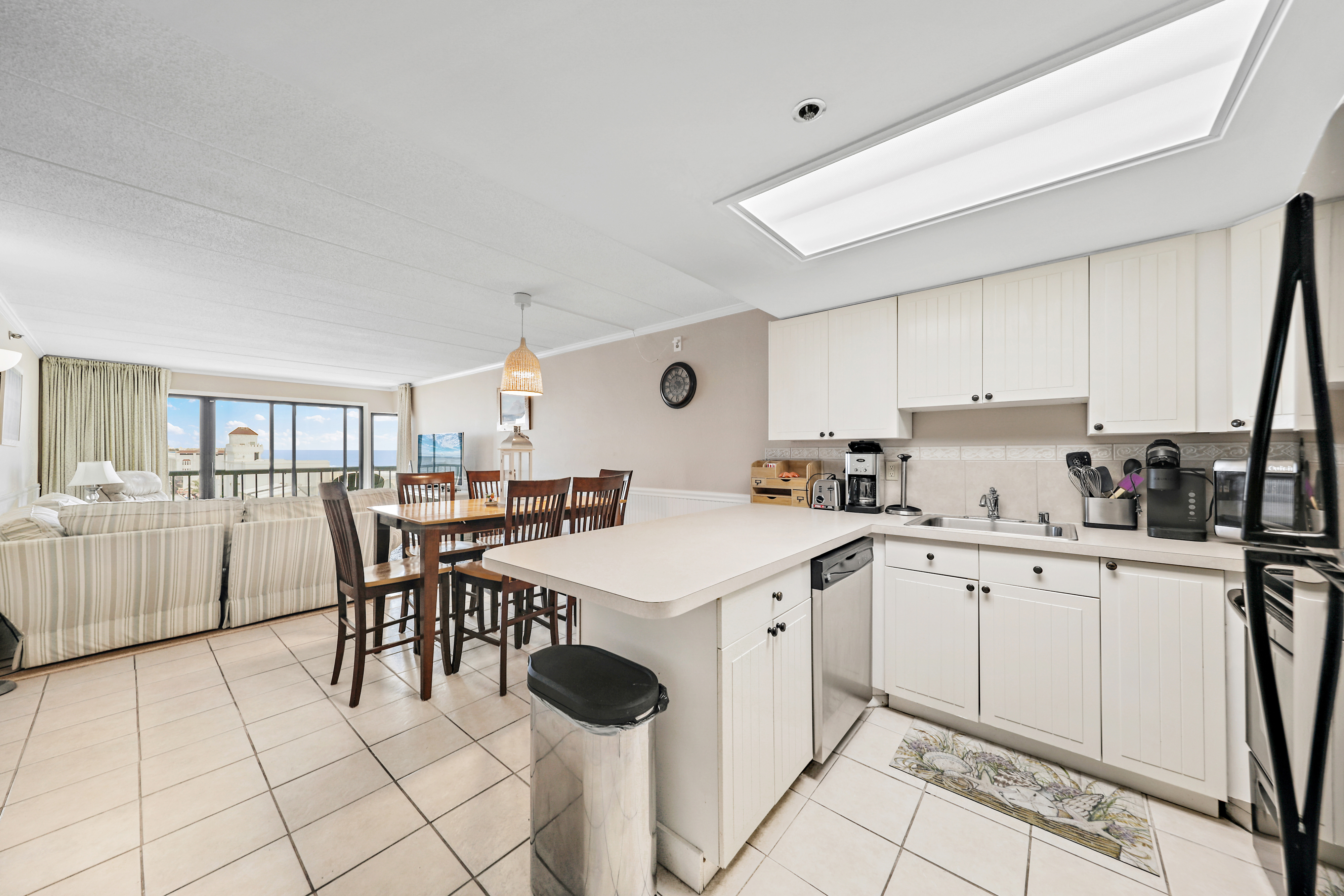 This beautiful newly renovated beachfront home sleeps 6.