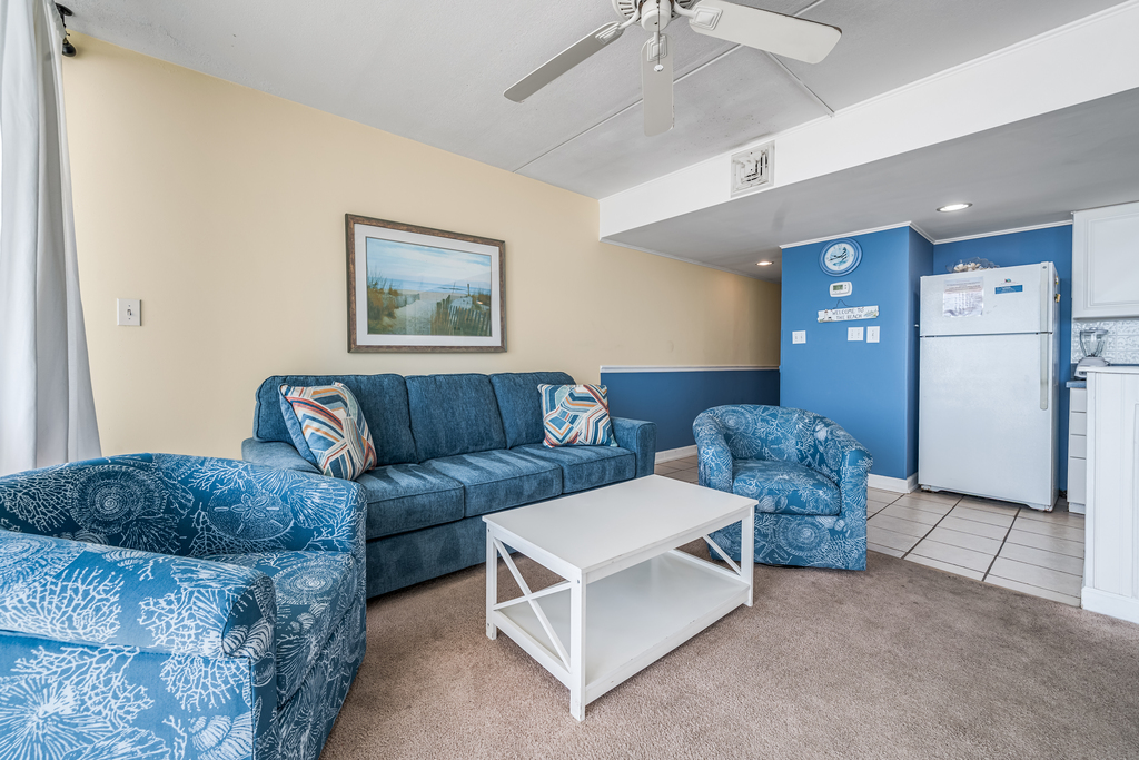 Plenty of natural sunlight beams through this Bright & Beachy home.