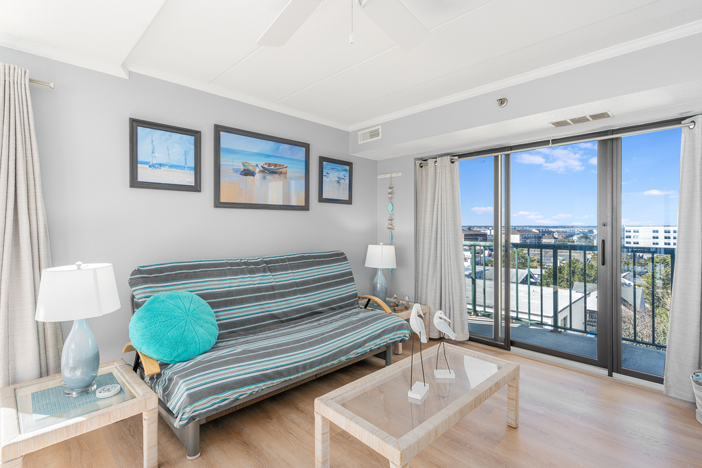 The Futon also converts to allow additional sleeping space.