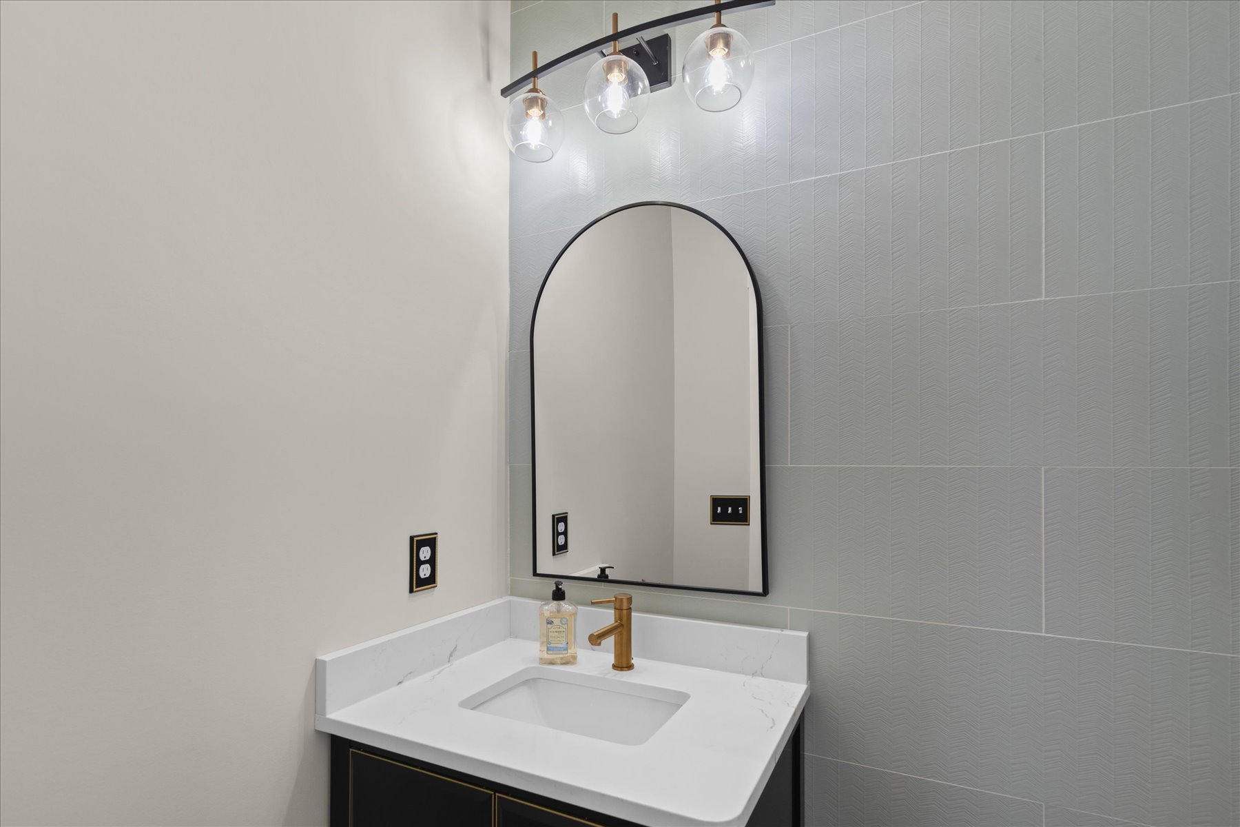 Convenient Half Bath just off Living Area.