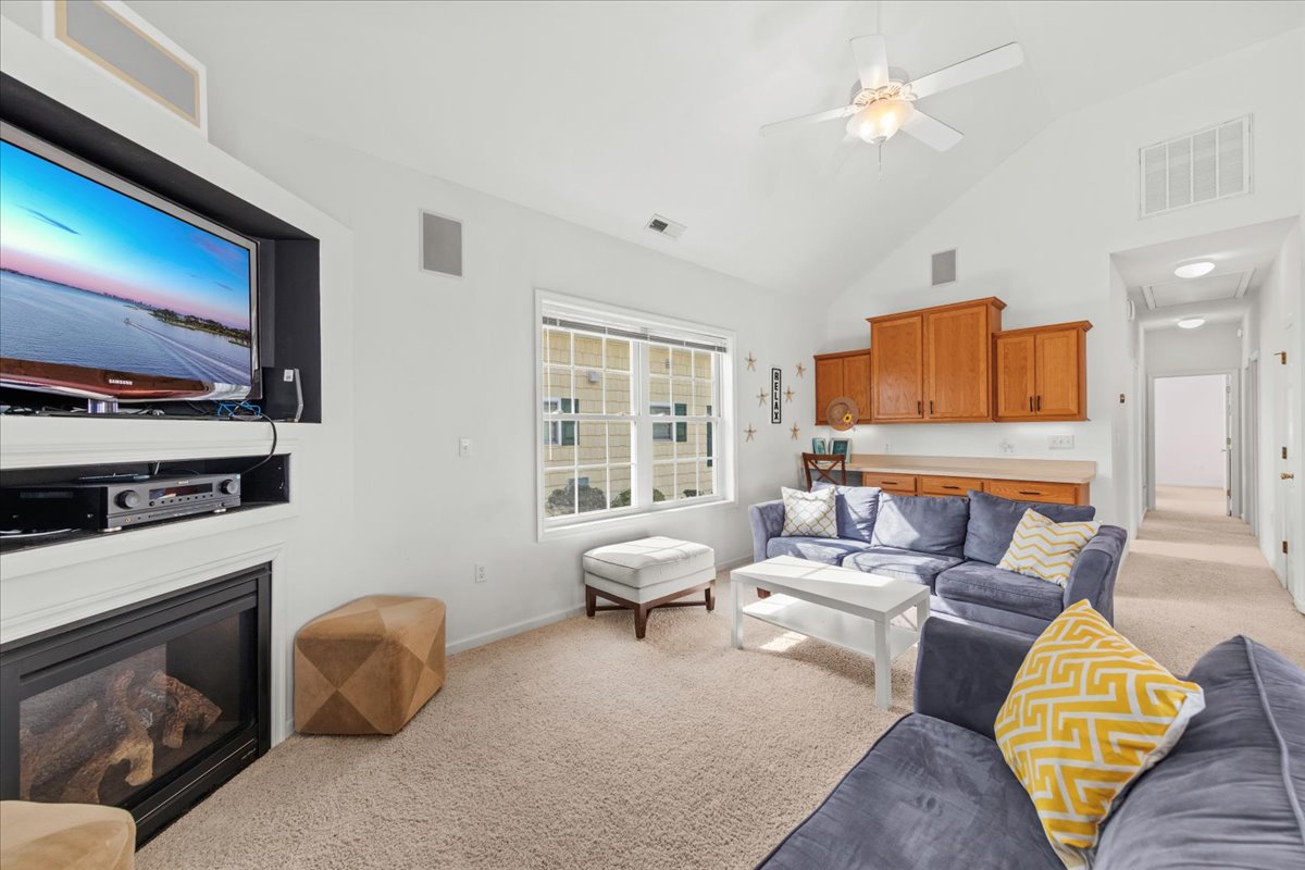 The Sleeper Sofa is perfect for any extra guests!