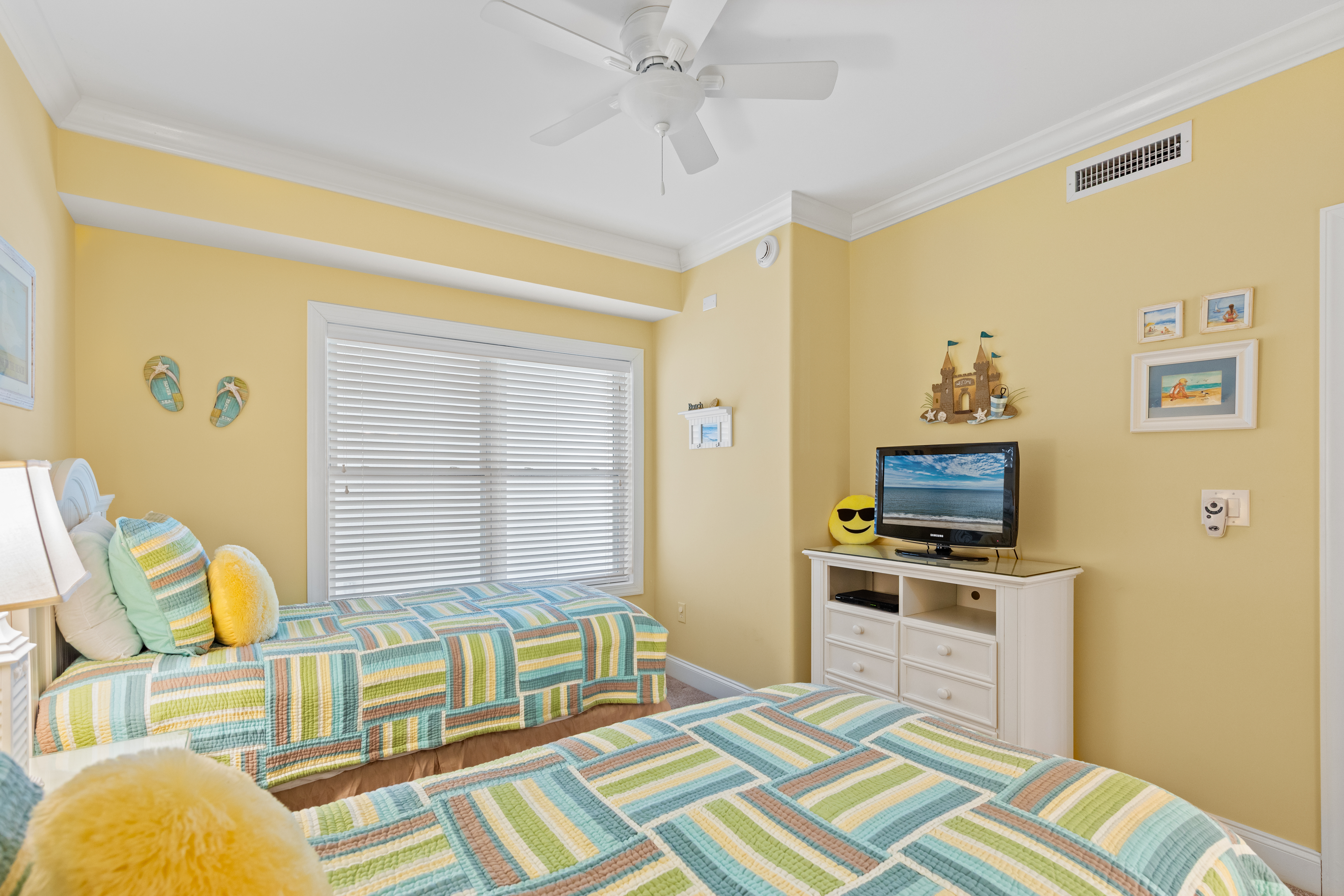 A Flat Screen TV is also perfect for downtime!