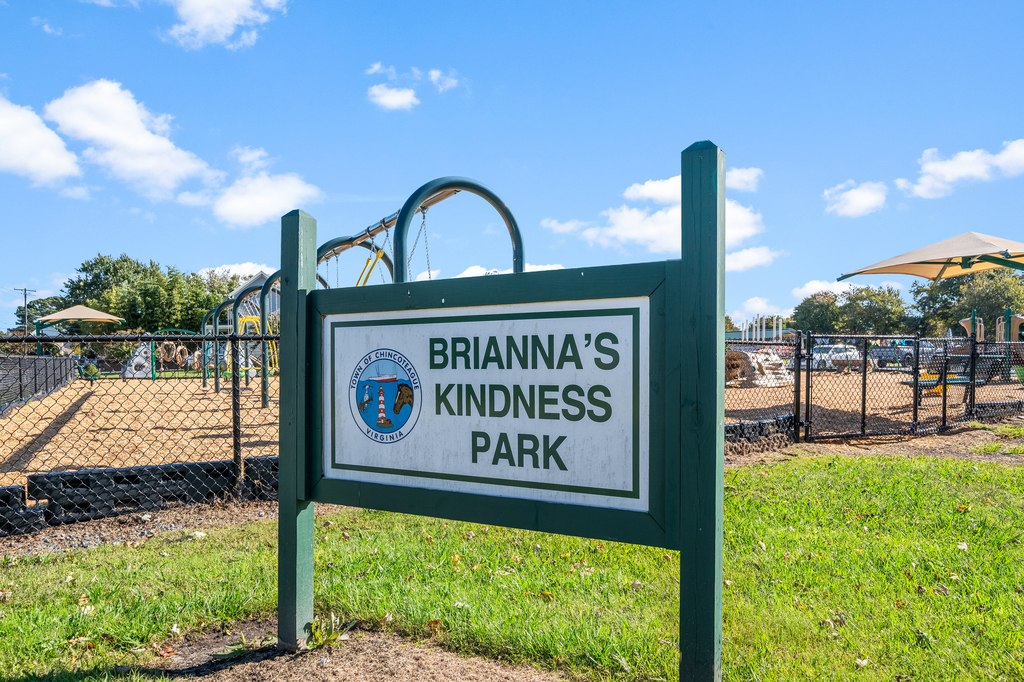 Brianna's Kindness park is dedicated to its namesake, 11 yr old Brianna Merritt - whose life goal was to spread kindness.