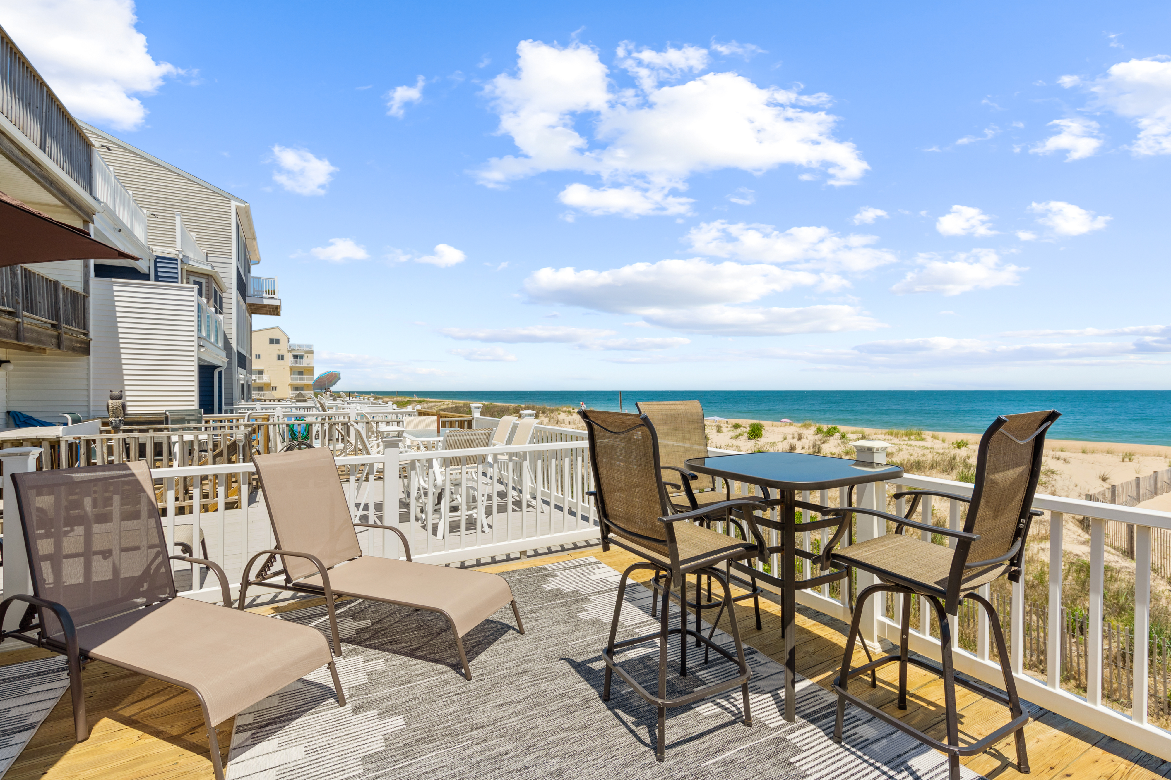 Even a High-Top Table for more space.