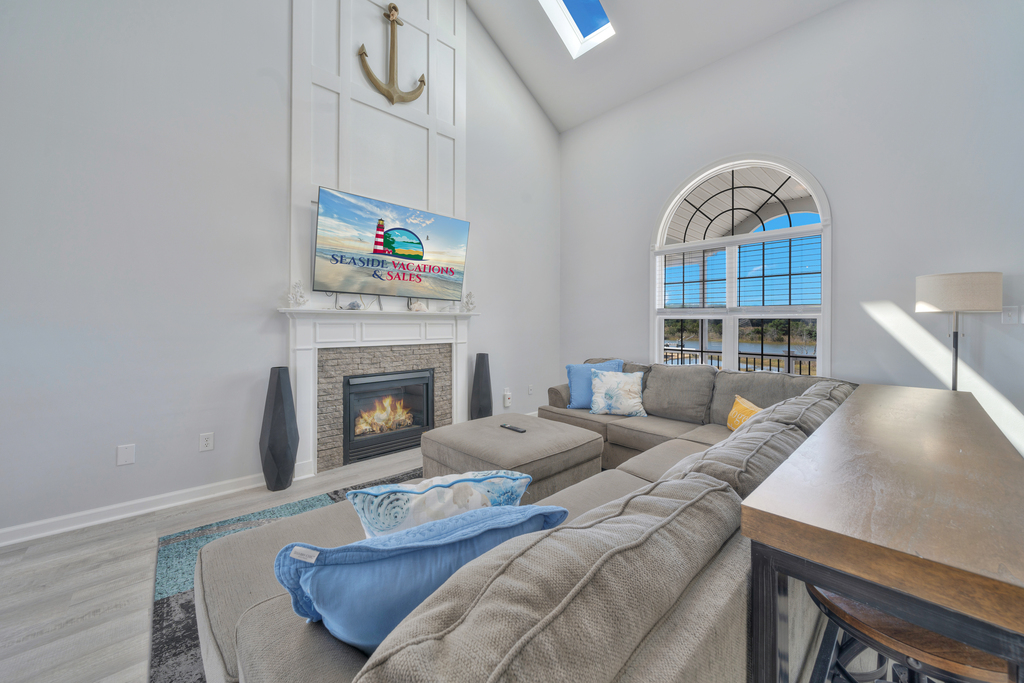 Huge Living Area with comfy furniture to sink into.