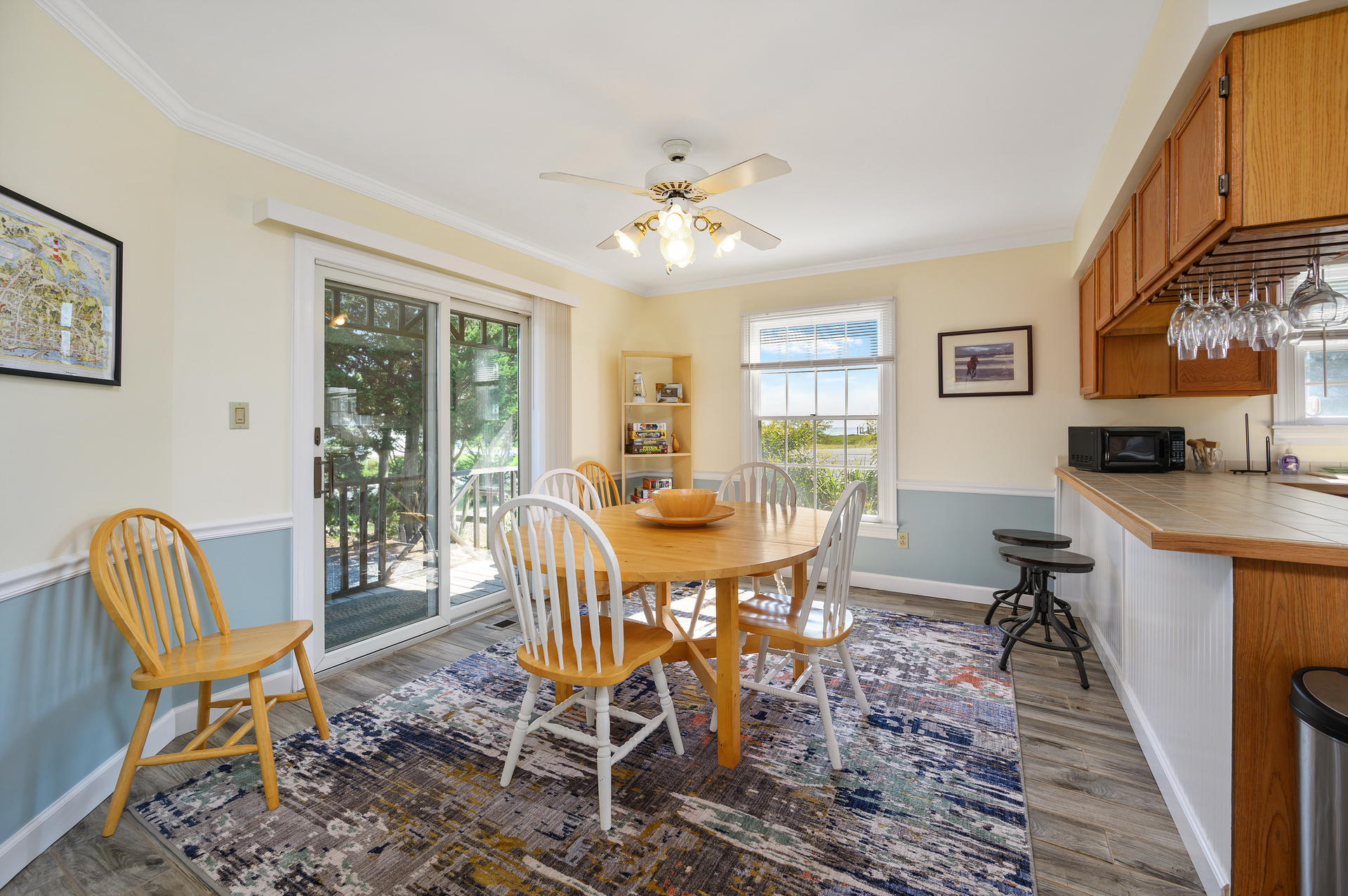 Spacious Dining Area just off the Kitchen.