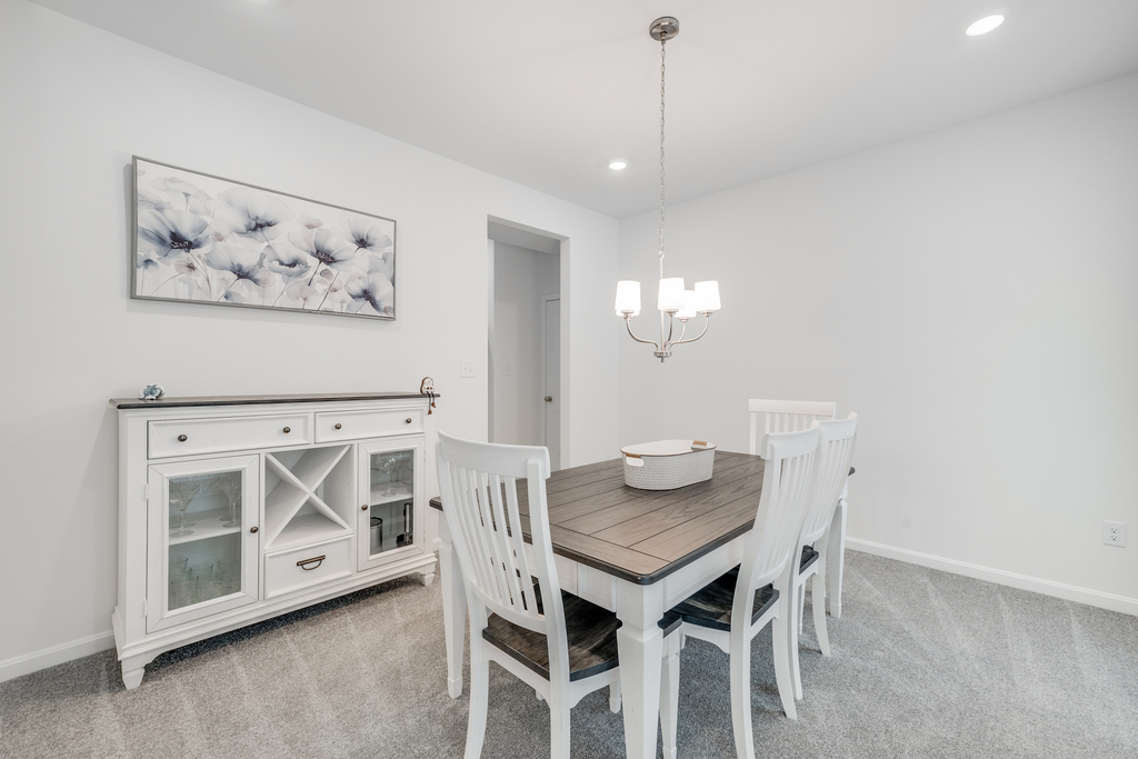 You can also dine in the comfort of Central AC in the formal Dining Room.