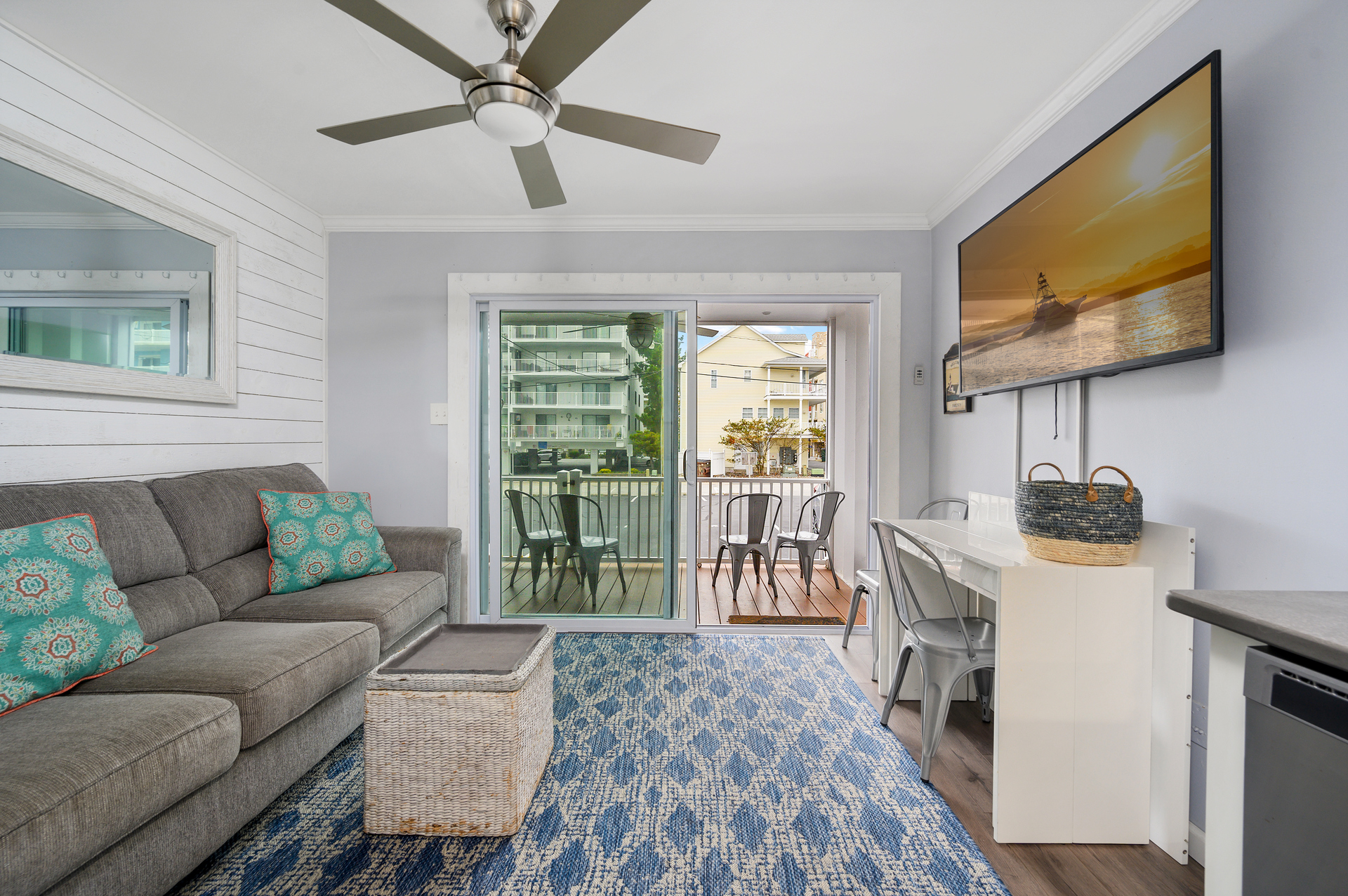 Walk right out to your balcony and to the beach