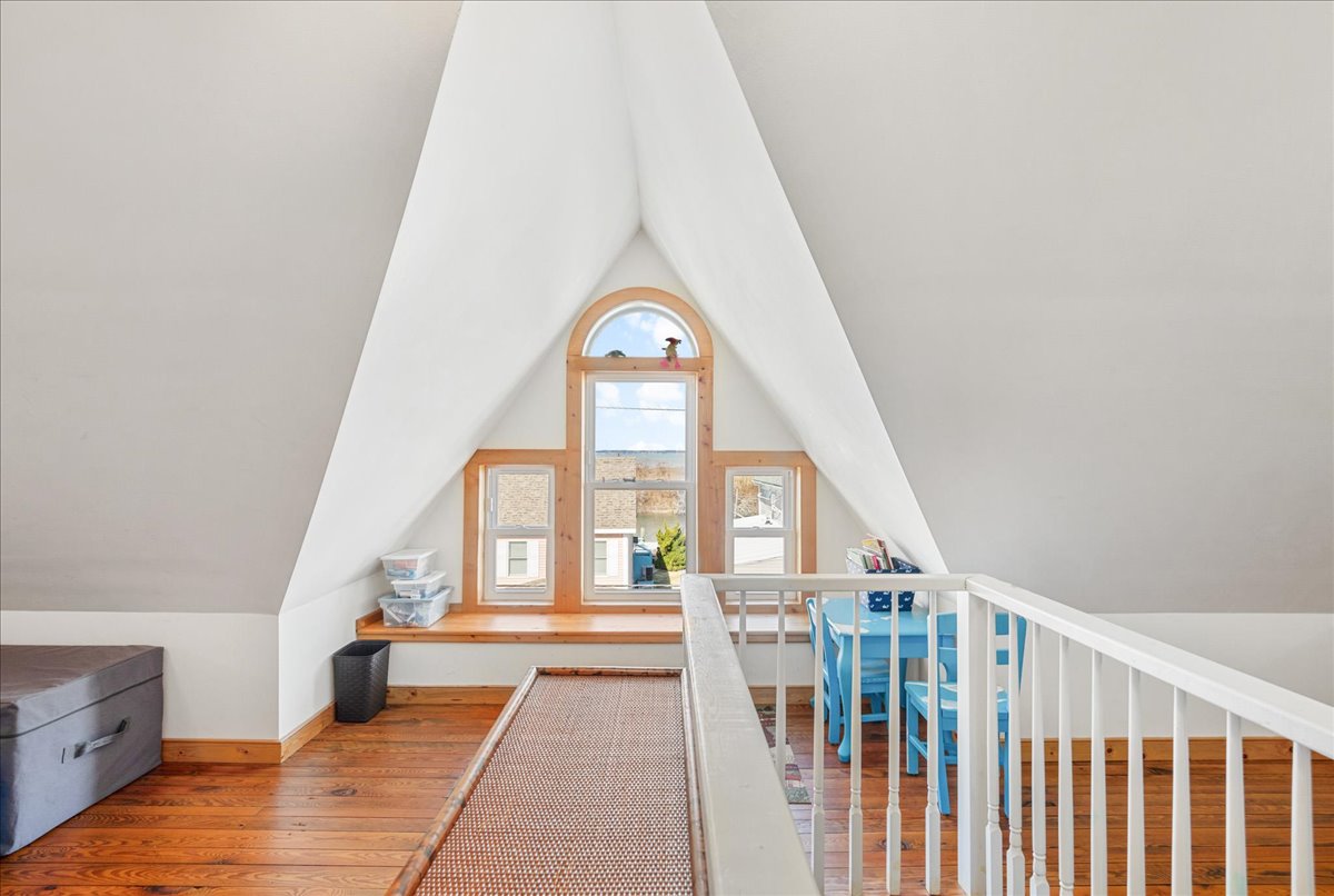 Wandering up to the top level, you'll have gorgeous Views of the Water and room to play!