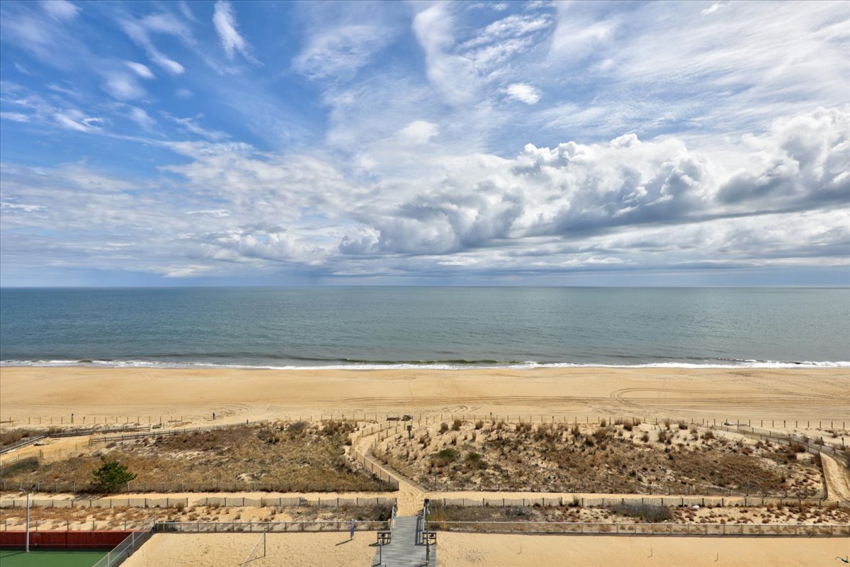 Mere steps until your toes are in the sand!