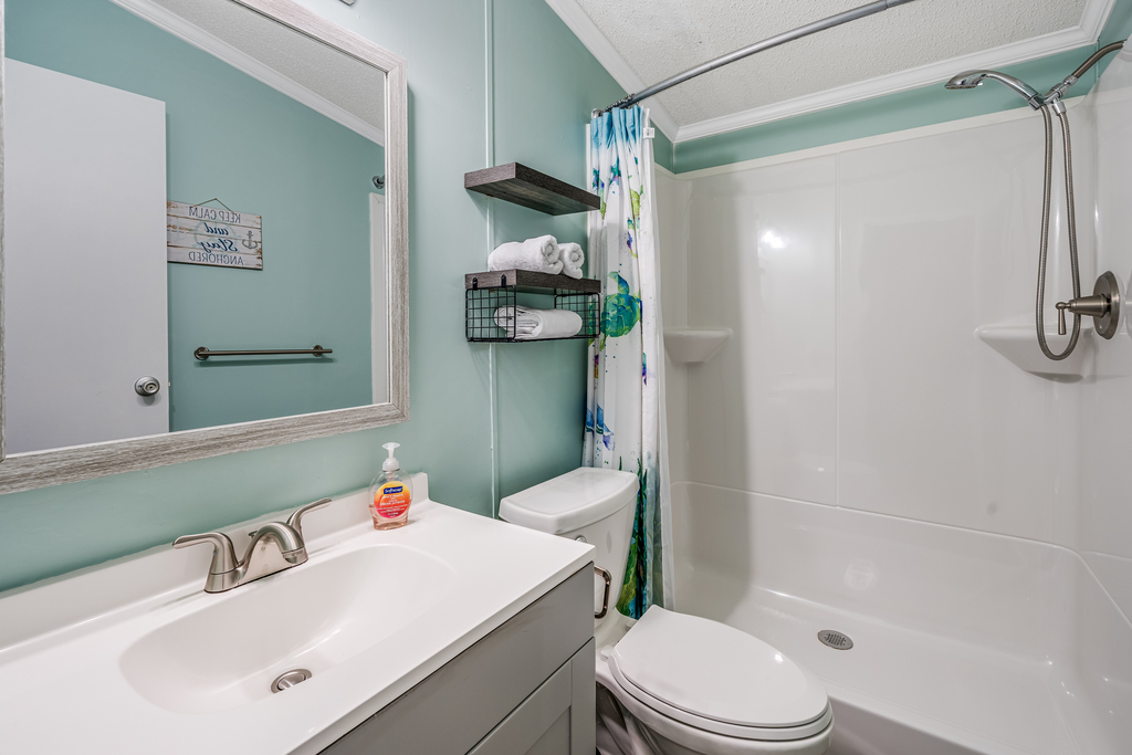 Shared Full Bath with Walk In Shower