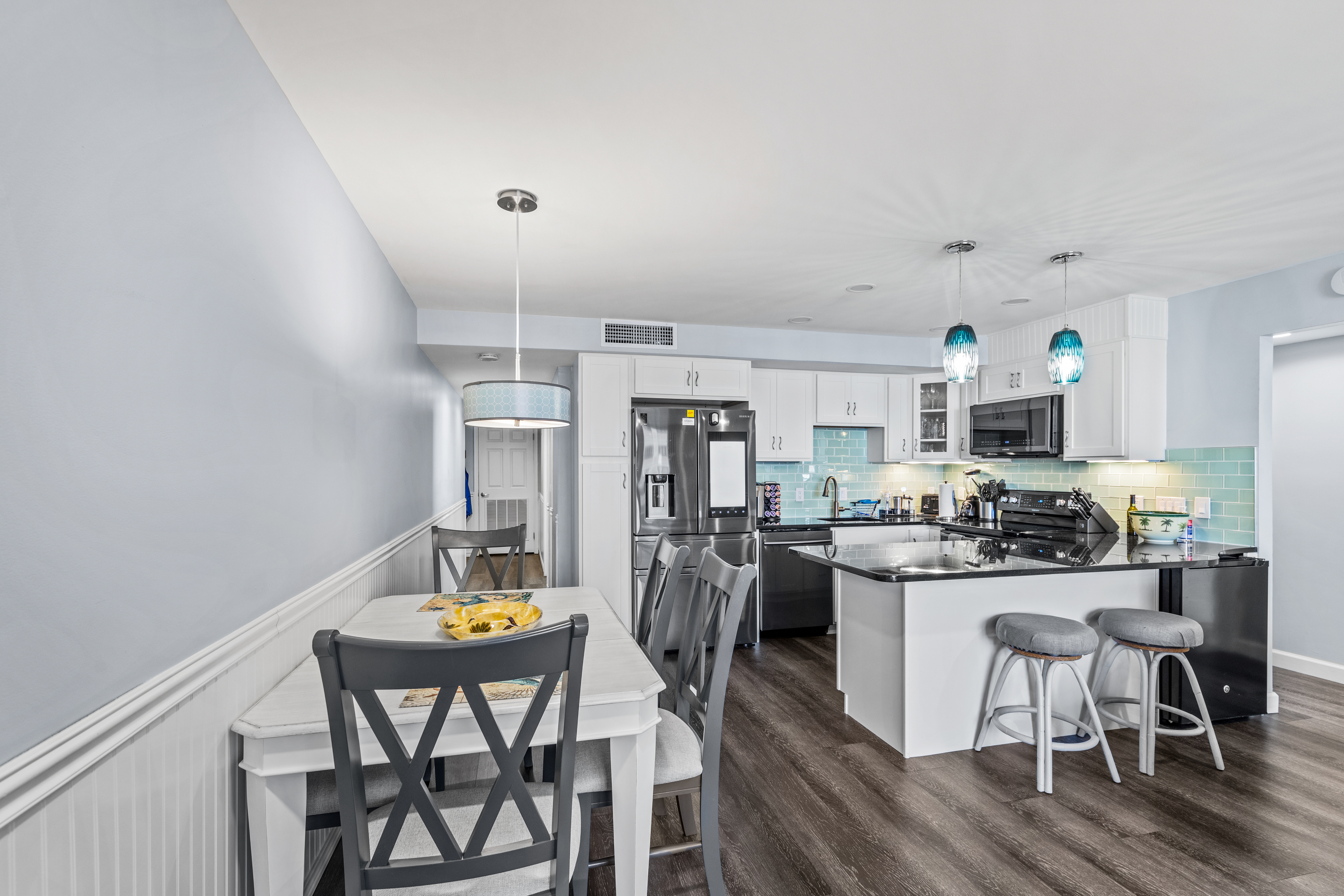 The open floor plan of this home keeps the whole family connected.