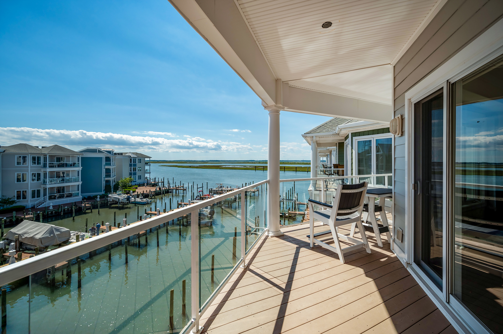 Relax and take in that salty, sweet bay breeze.