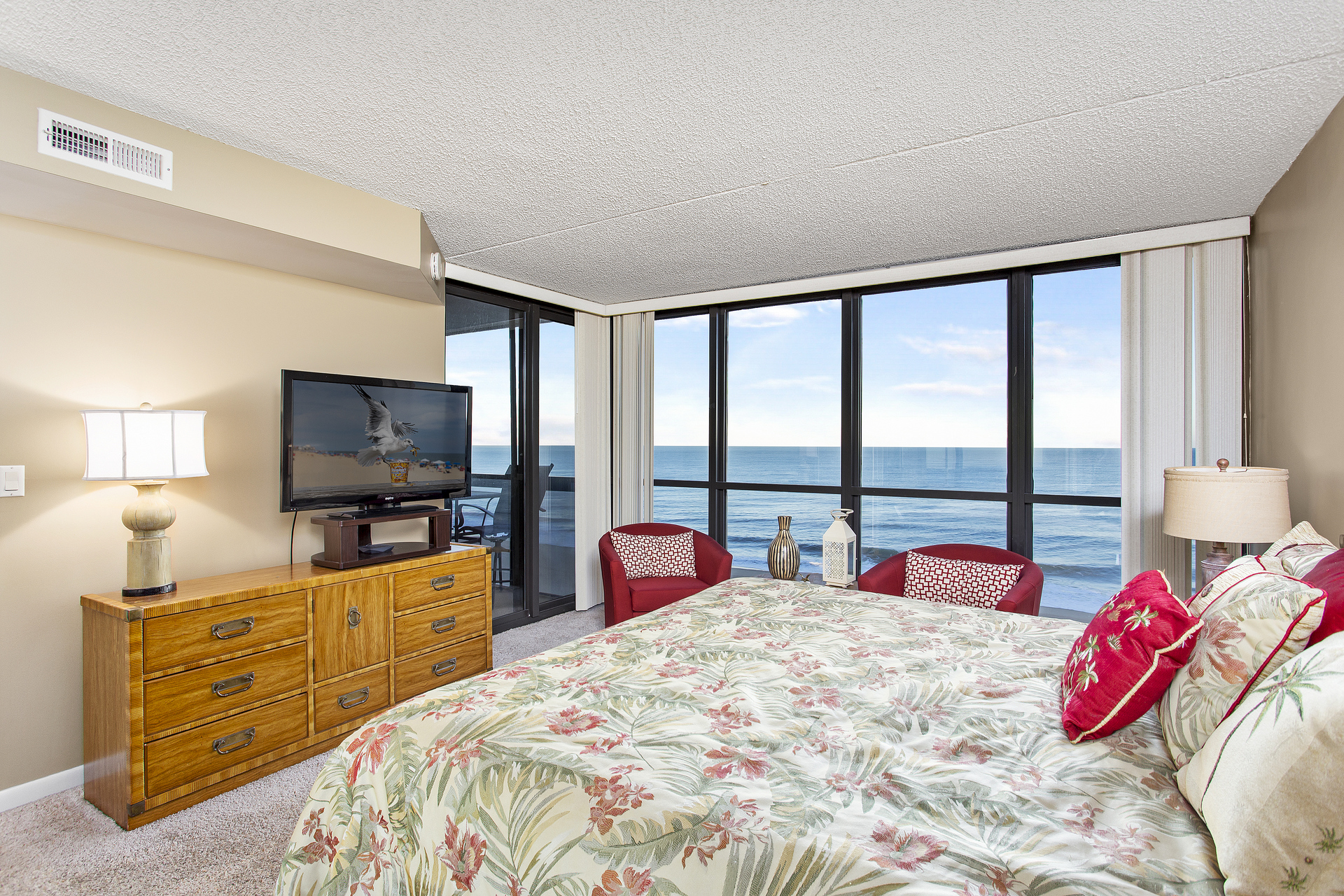 Slip outside to the connected Private Balcony.