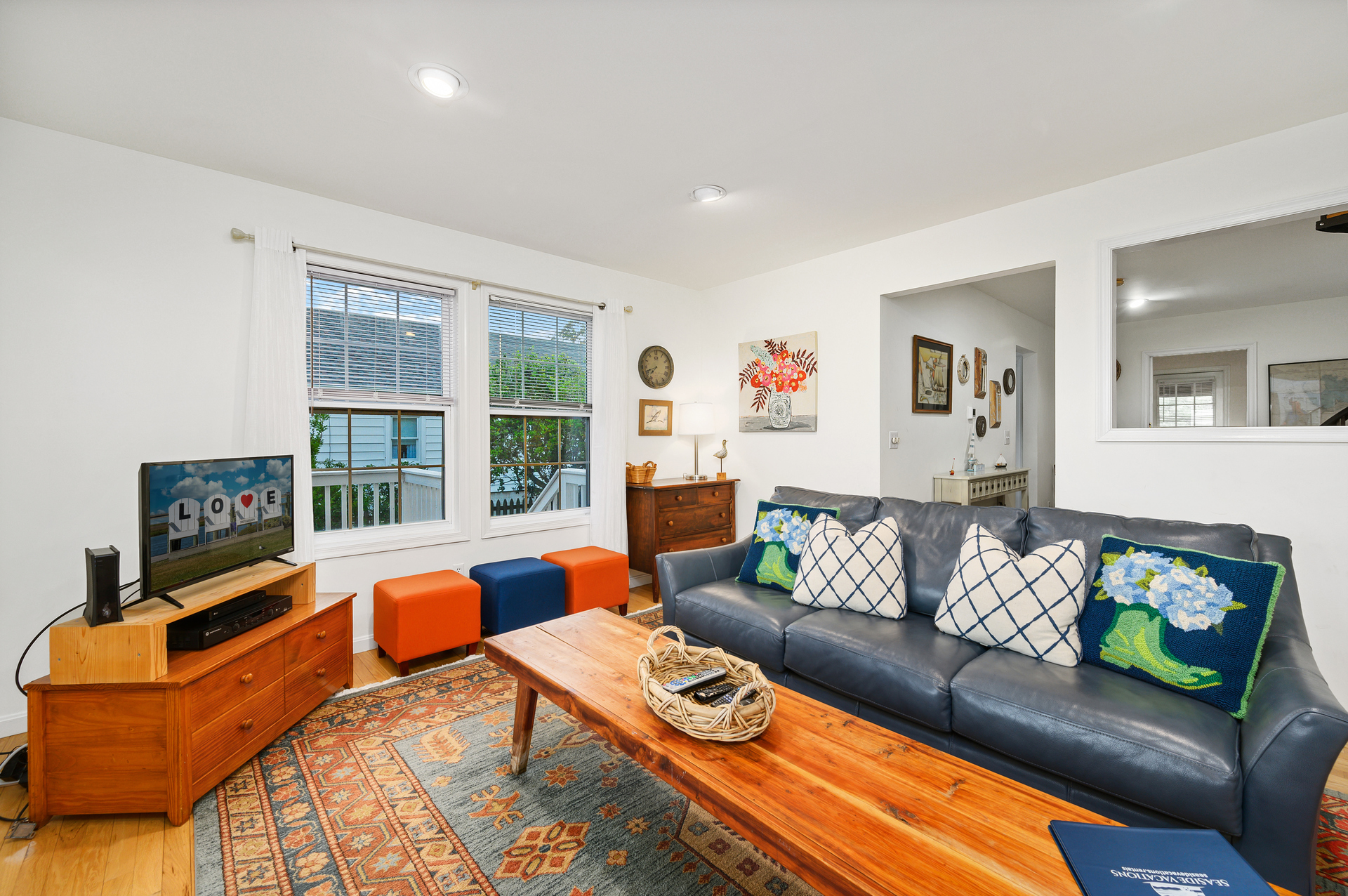 To the Lighthouse's cheerful colors will put a smile on your face.