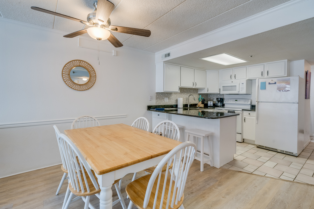 Stay connected to the whole family with the open floor plan throughout the living area.