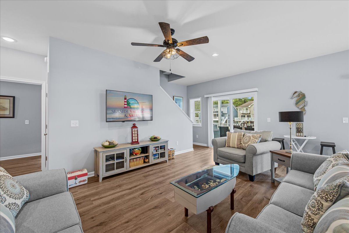 Gorgeous Coastal Furnishings and Beachy Flooring.