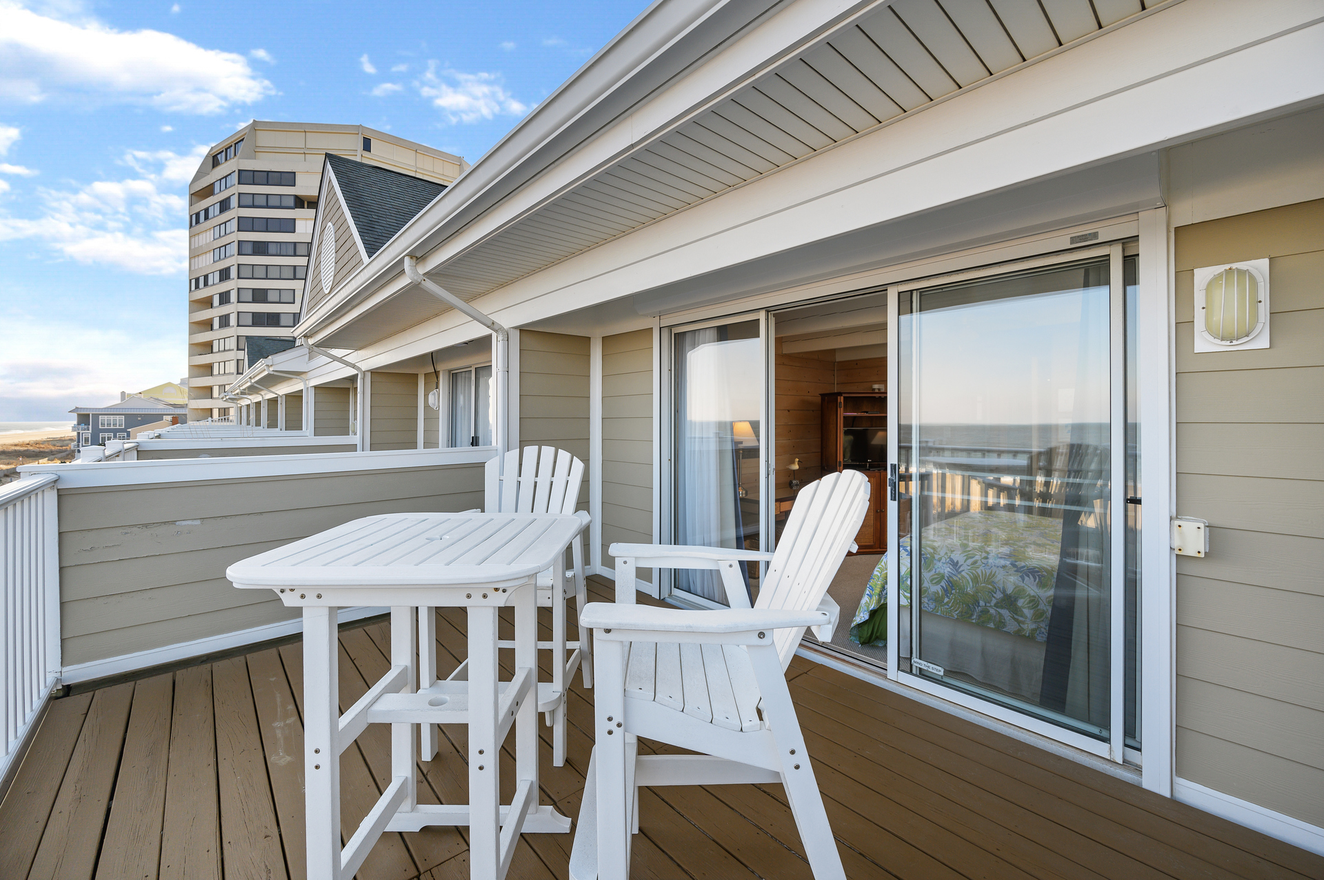 Meander outside and enjoy the Top-Level Open Deck just off Bedroom 3