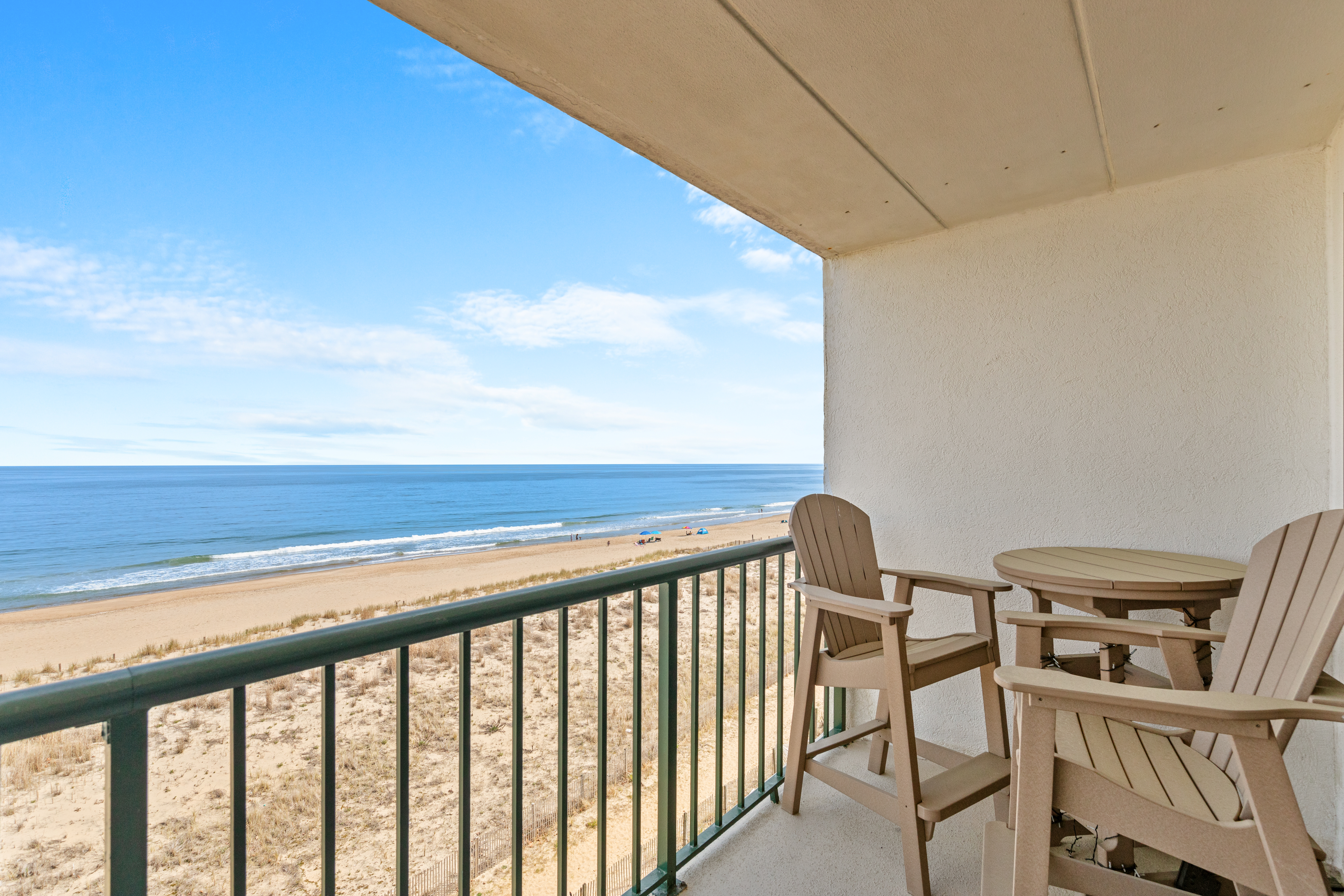 Enjoy a Famous OC Sunrise from your Balcony as you Sip your Morning Coffee.