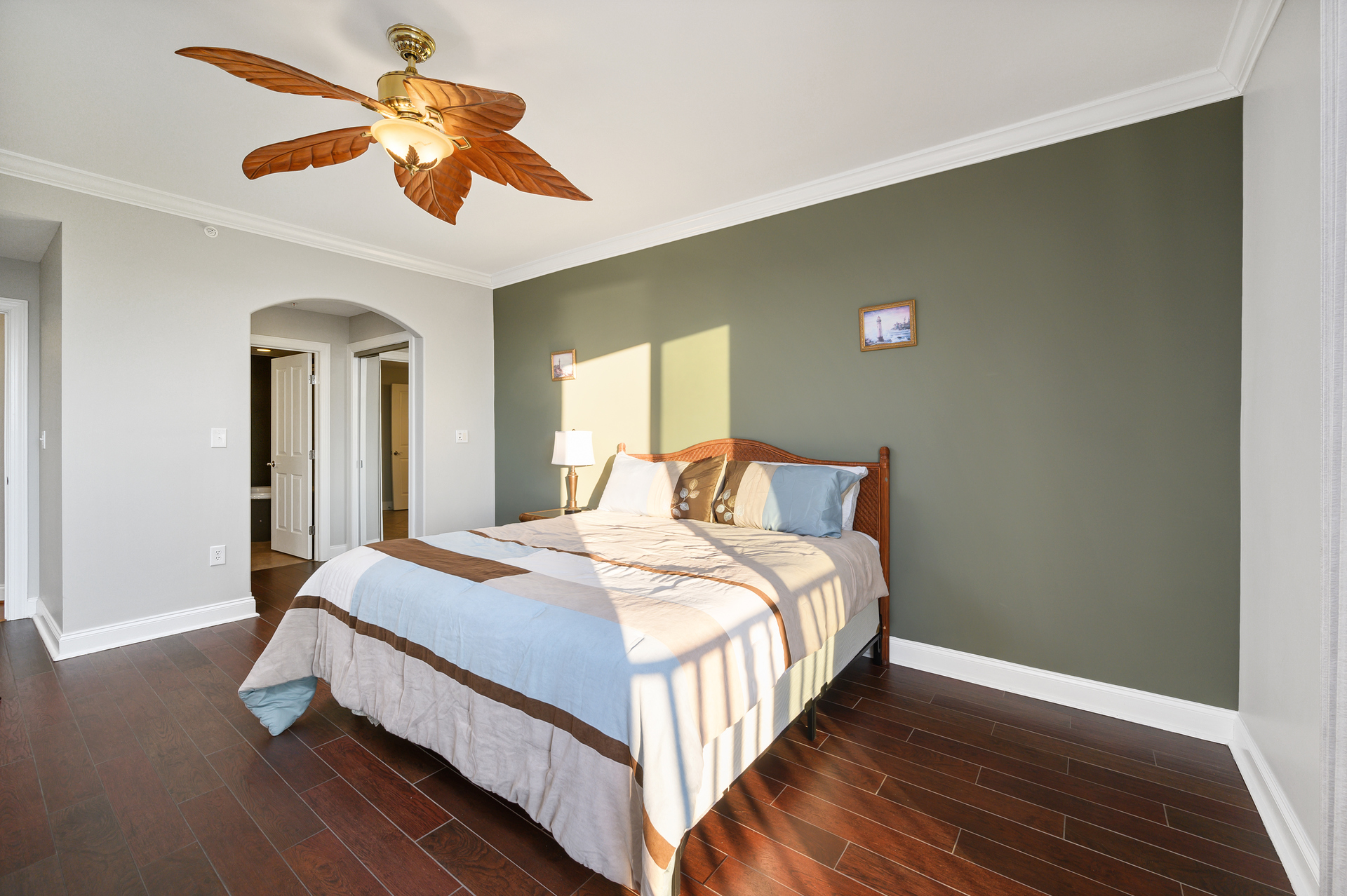 A King Bed provides you the perfect space to wake up and enjoy the Sunrise