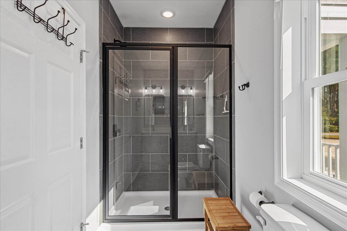 Custom Walk-in Shower in Master Bath.