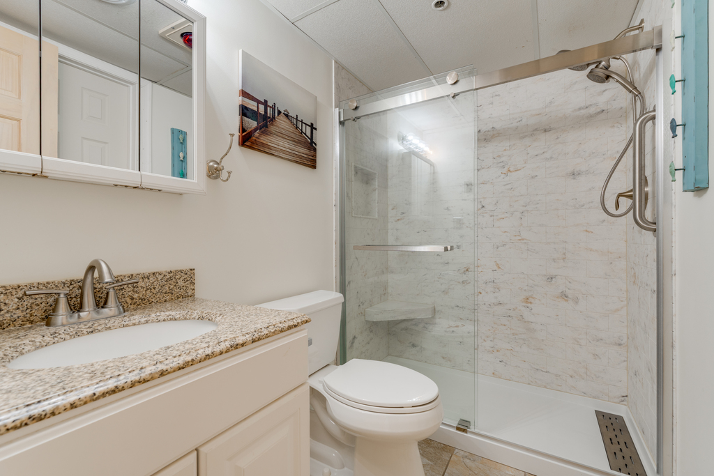 Breathtaking Full Bath with Luxurious Custom Shower.