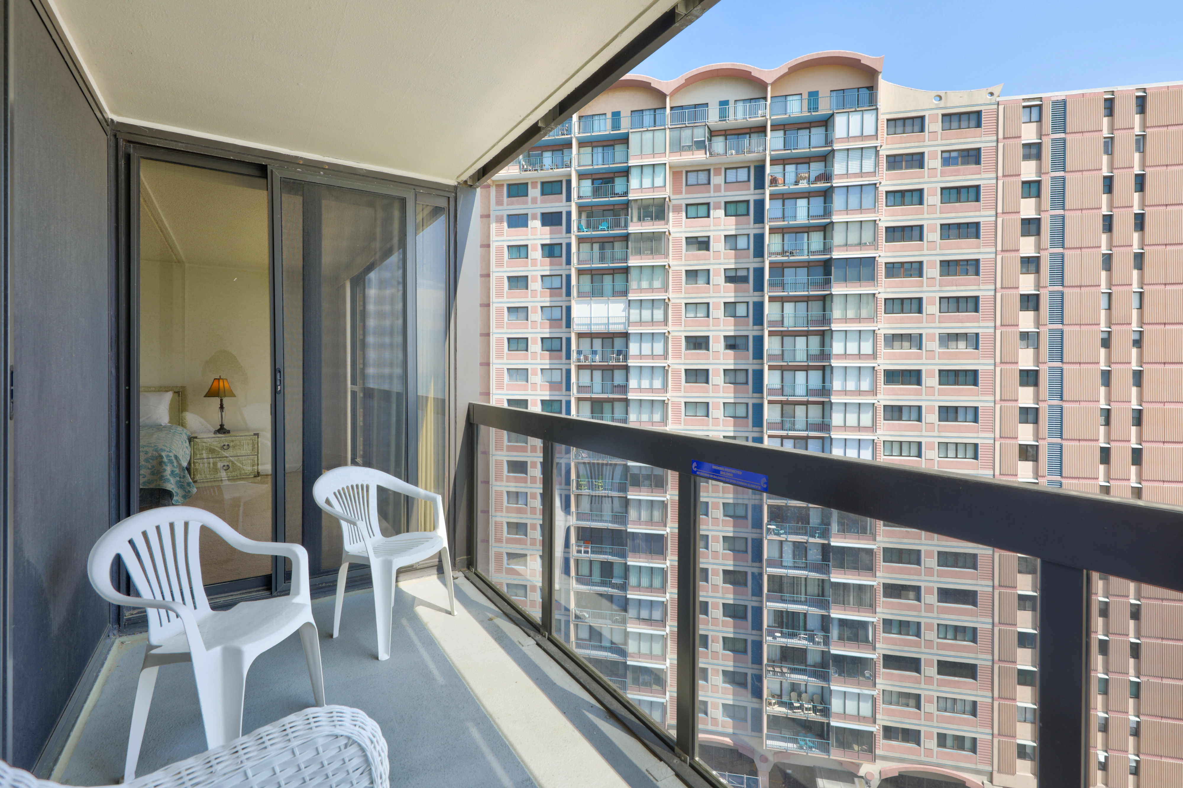 Take in the salty air while sipping your morning coffee!