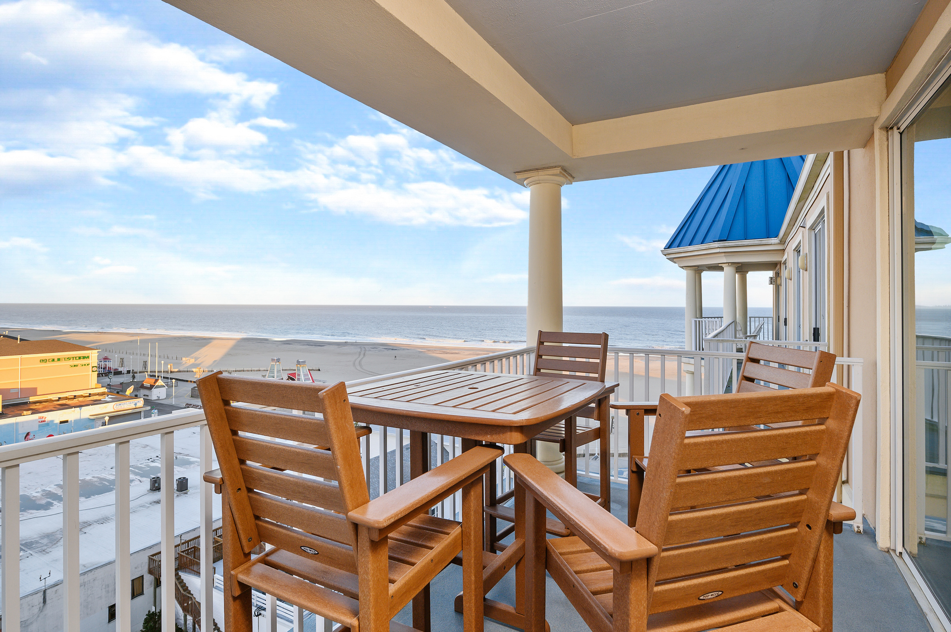 Just imagine waking up with your morning coffee and watching the sun rise from the large, private Balcony!