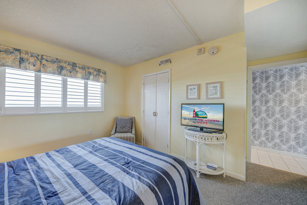 Sink into bed while you catch up on your favorite shows!