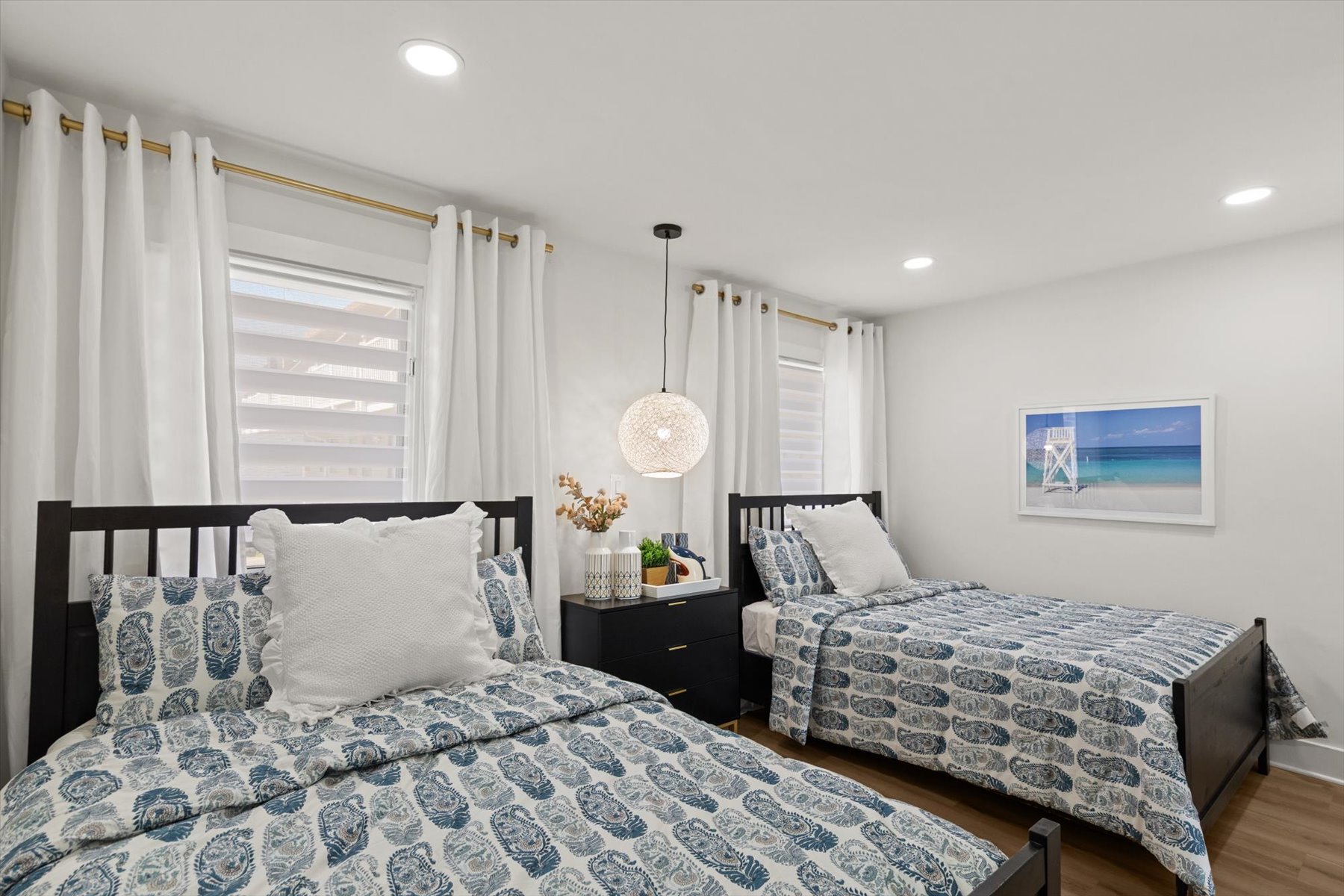 Bedroom 3 will sleep 4 with comfort and style with 2 Full Beds