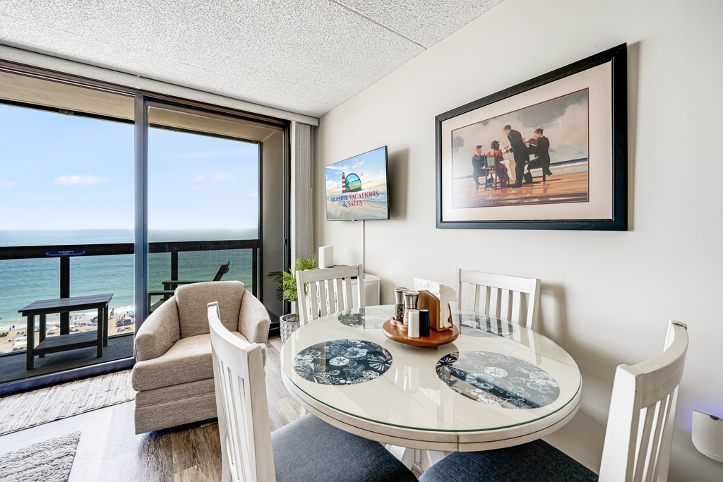 Enjoy a home cooked meal at the Dining Table.