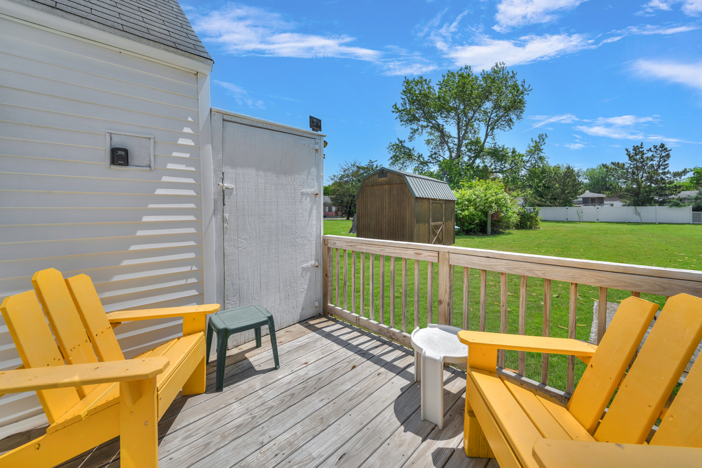 Kick back and relax on the deck