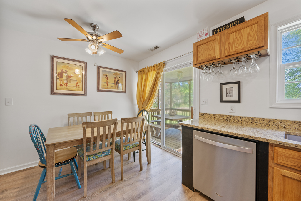 Dine in the comfort of Central AC.