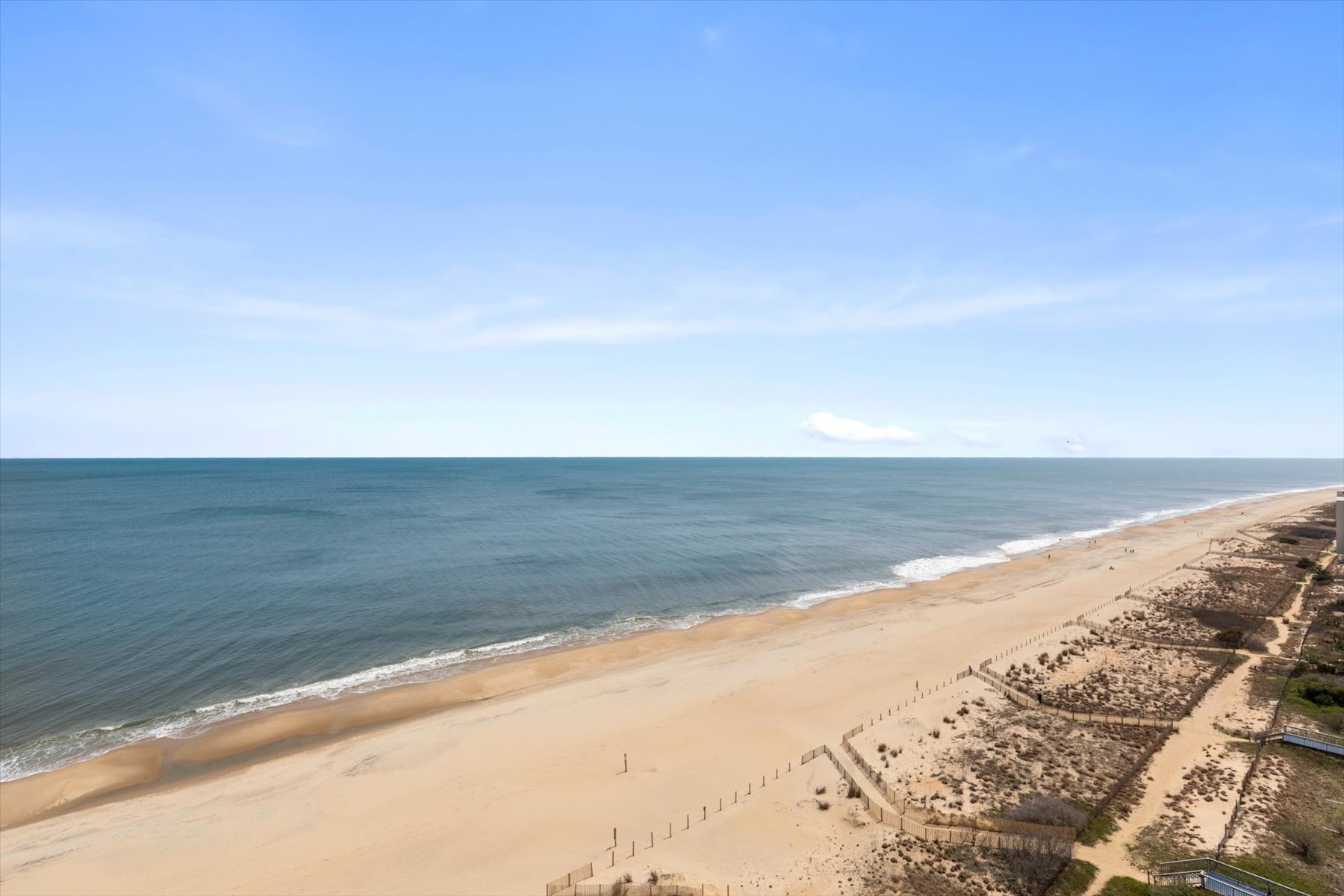 Just steps away from your toes in the sand.