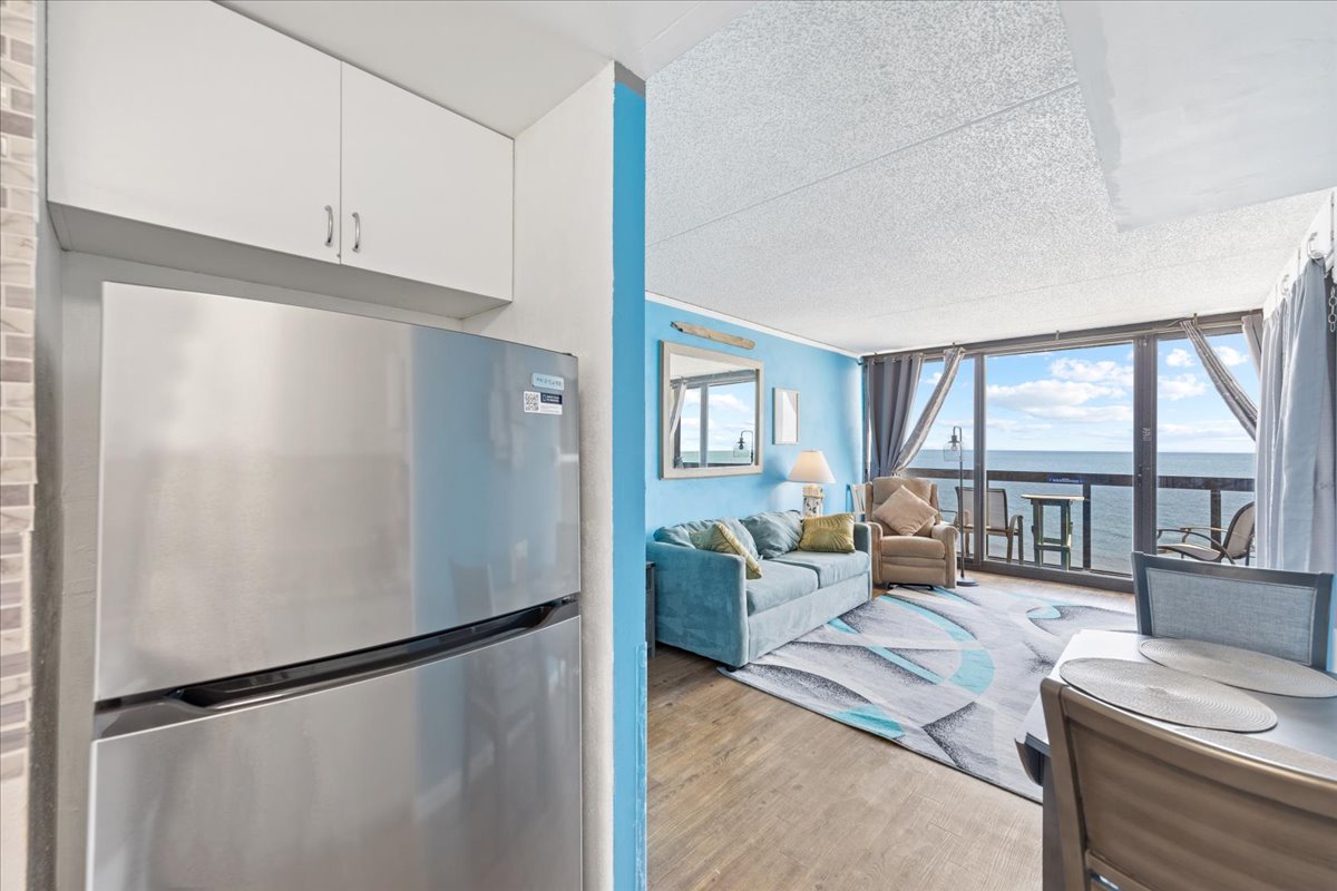 Well-Stocked with everything you'll need to make mealtime and Ocean Breeze.
