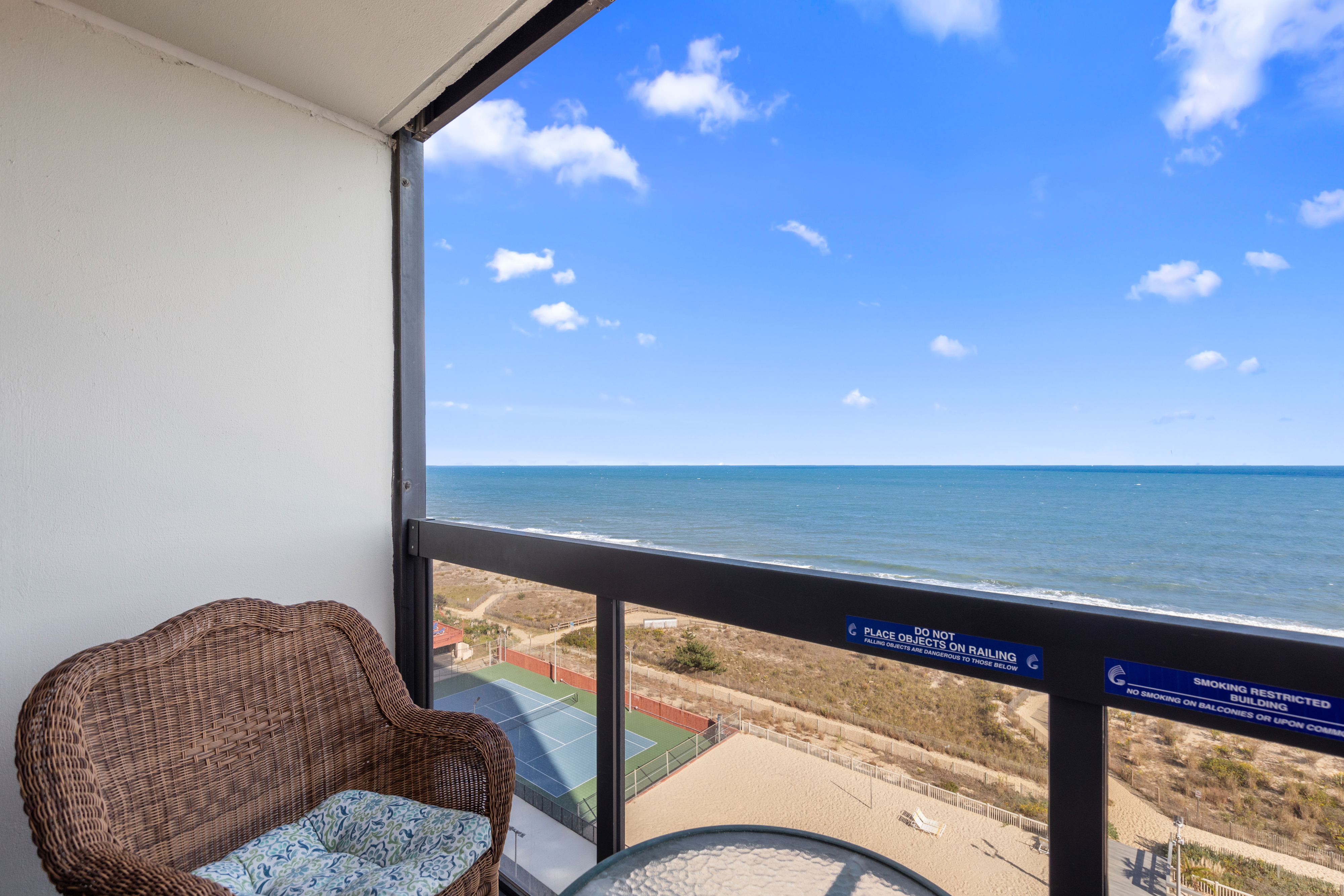 Slip out and sip coffee watching the dolphins dance as the Sun rises over the Sea.