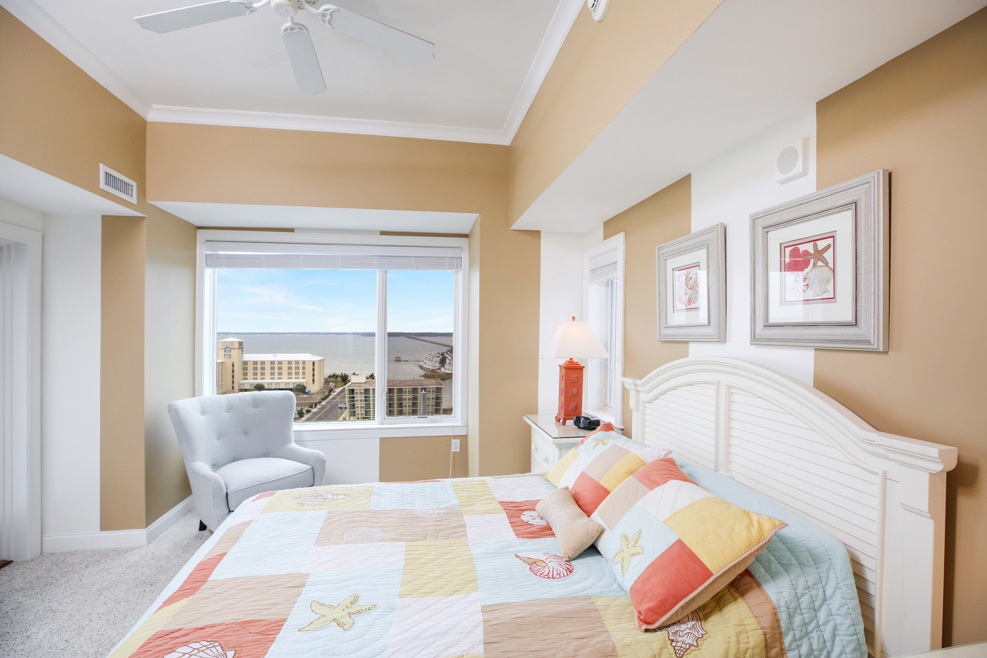 Gorgeous views right from your bedroom window!