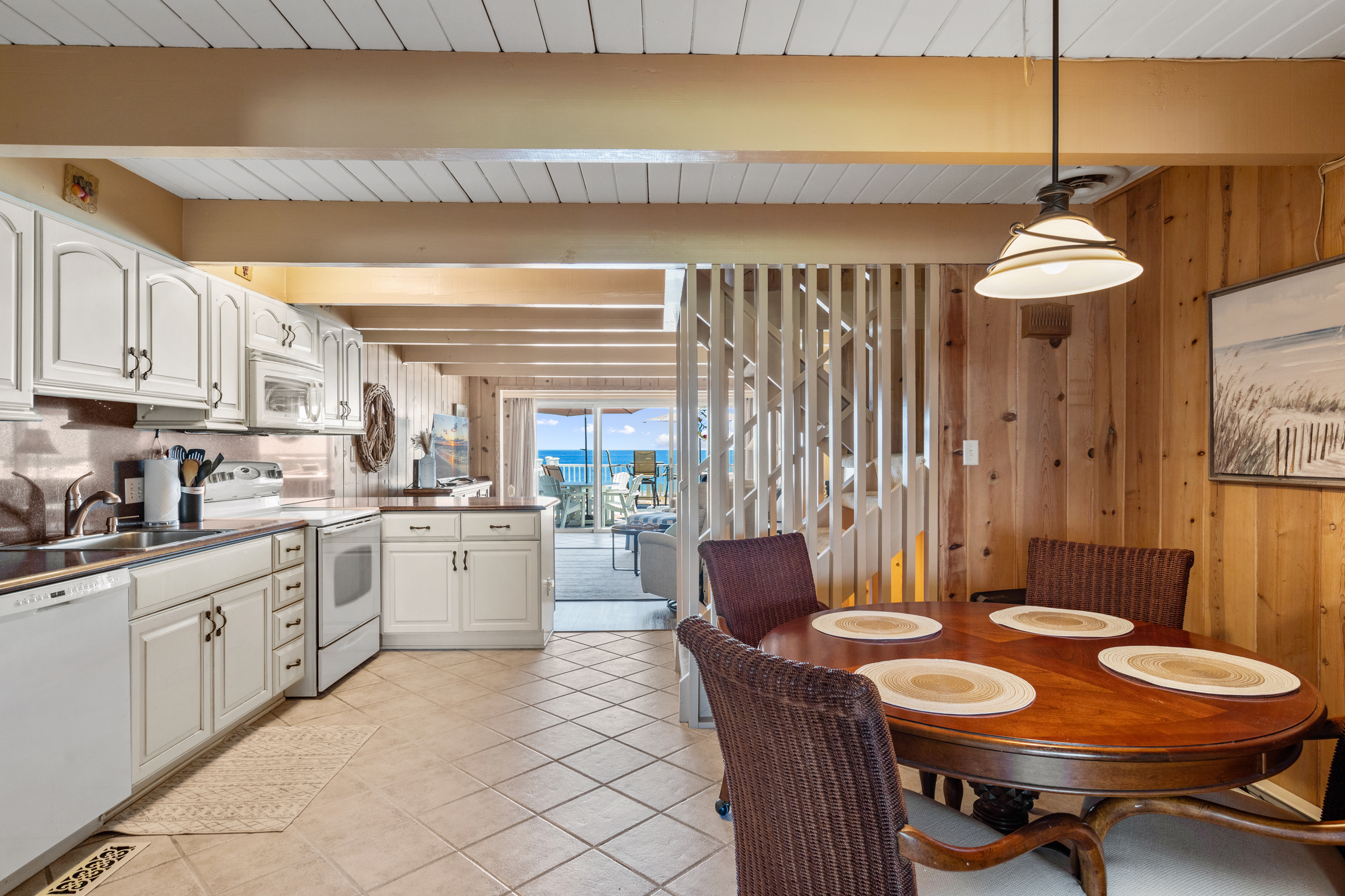 Or you can dine on the Deck Al-Fresco - talk about dining with a View!