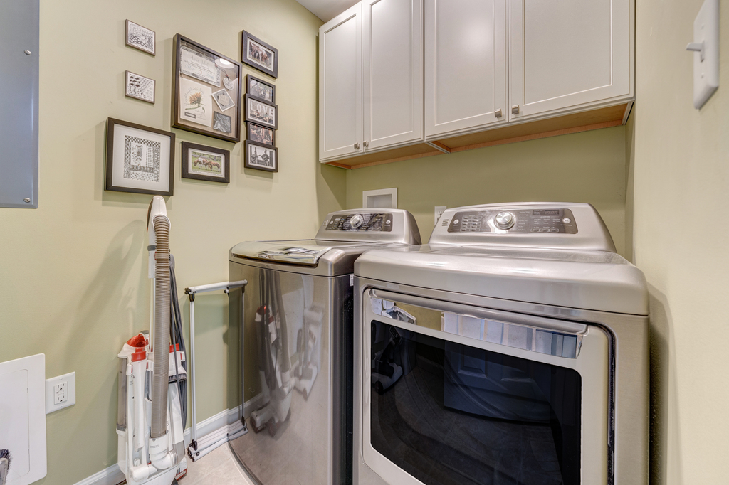 Laundry Room is off of Bedroom 2 with Full Size Washer and Dryer.