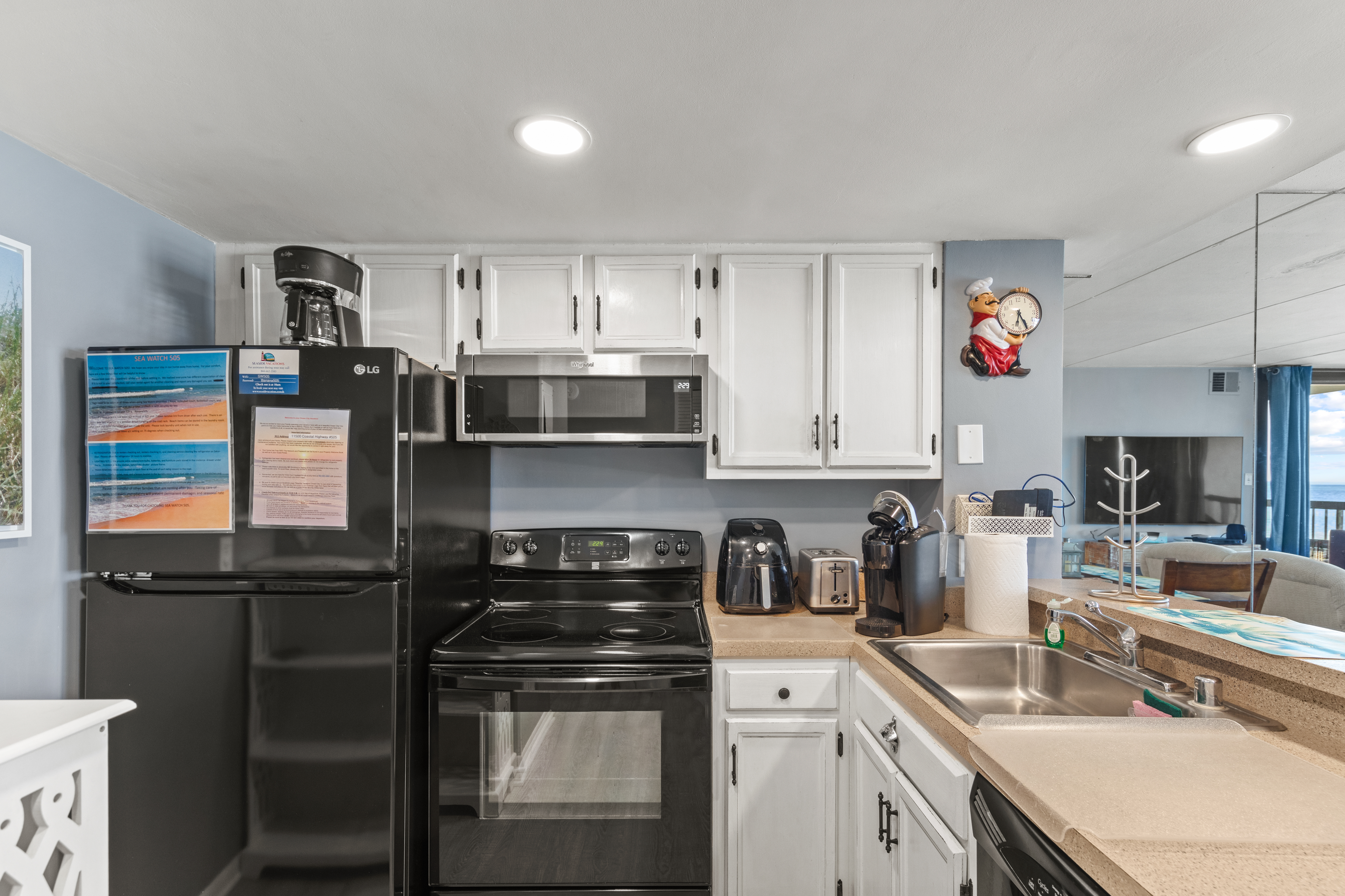 The Bright & Open Kitchen is sure to be a Chef's Dream!