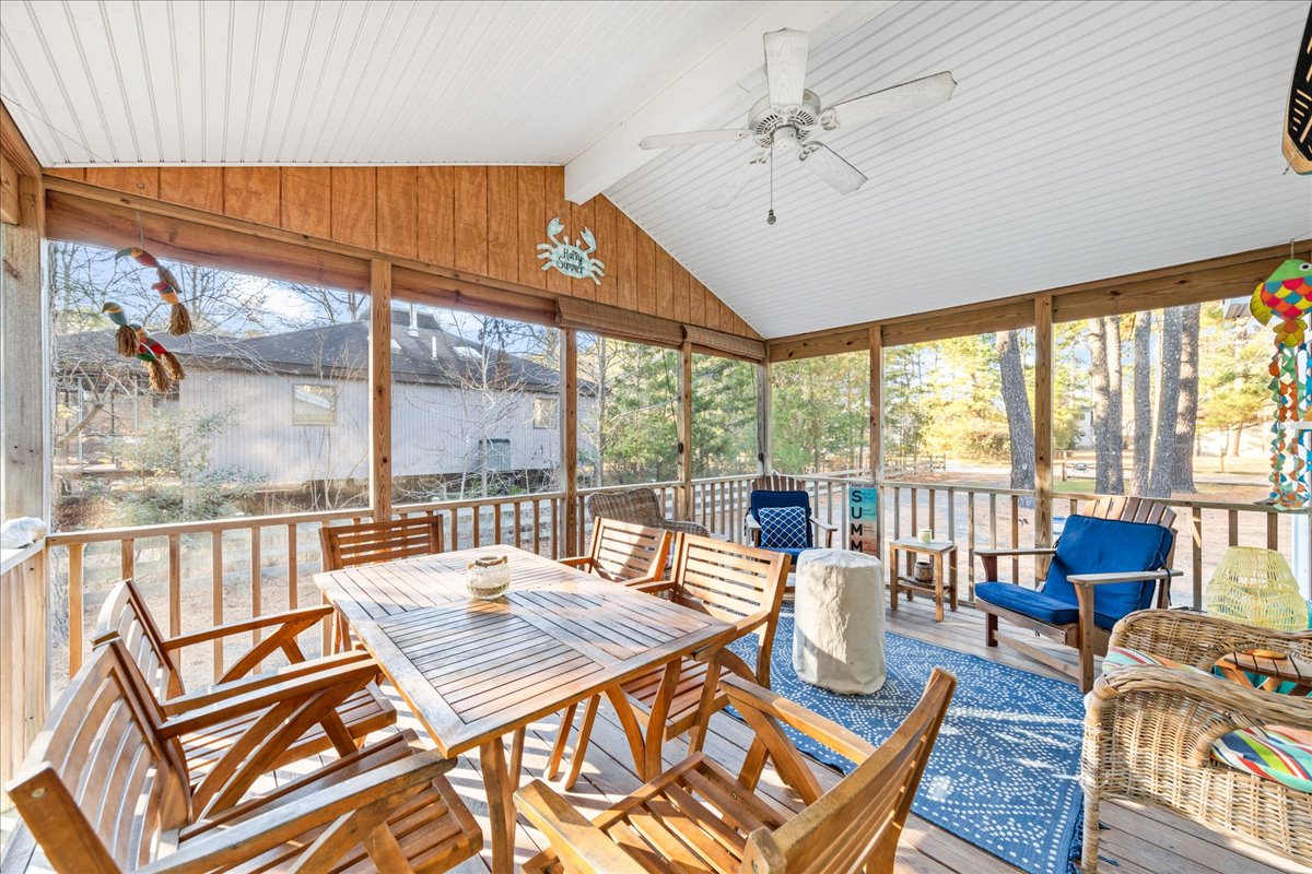 Dine Al-Fresco on the gorgeous Screened Porch.