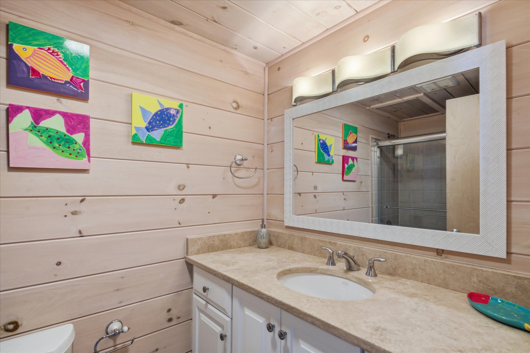 Convenient to both Bedrooms is the shared full Bath.
