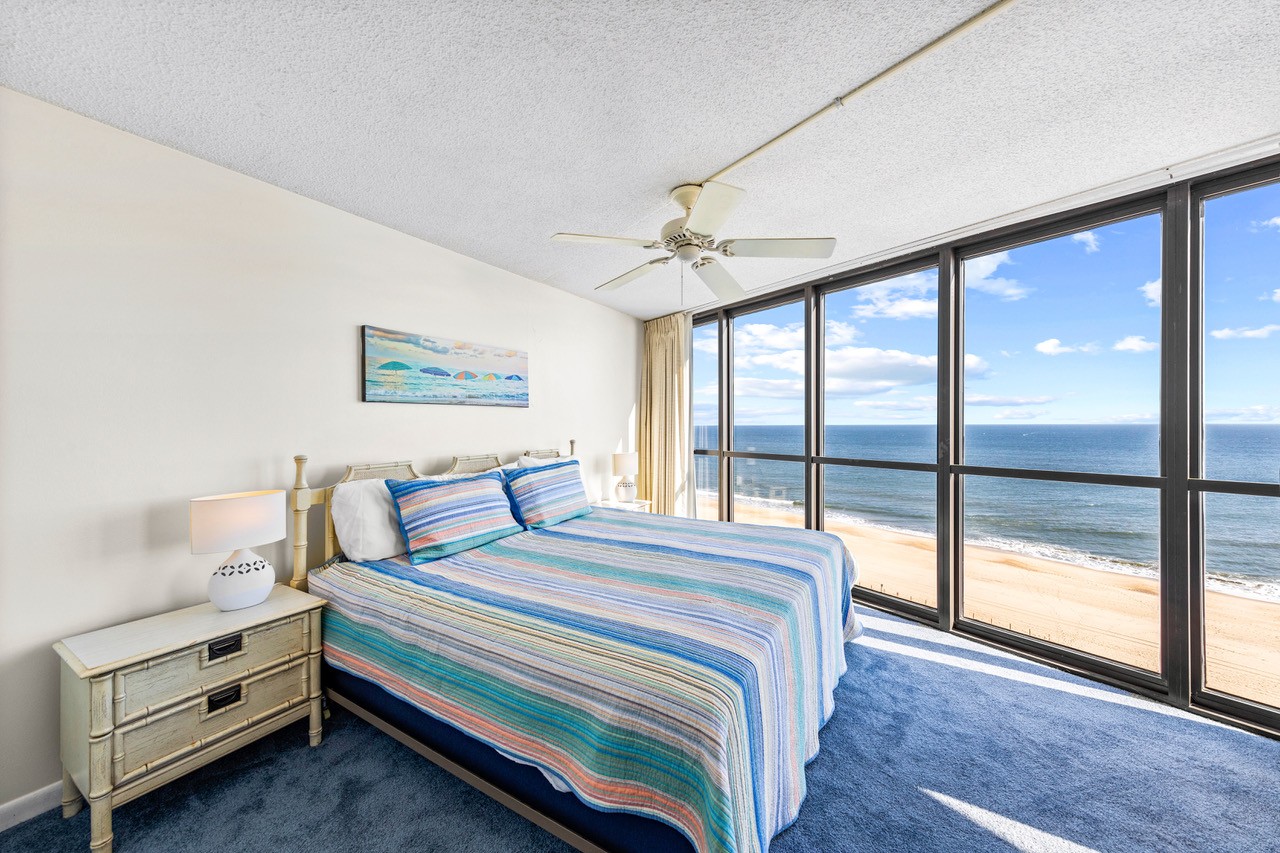 Doze off into dream land to the sound of the waves crashing on the shore.