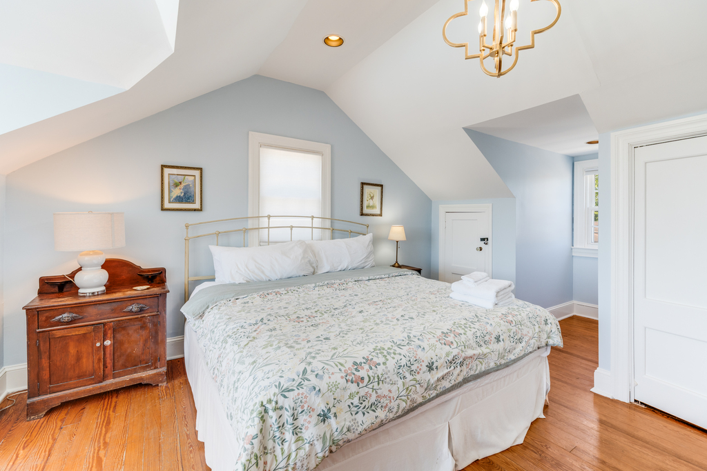 Also upstairs is the very Private Master Bedroom with King Bed.