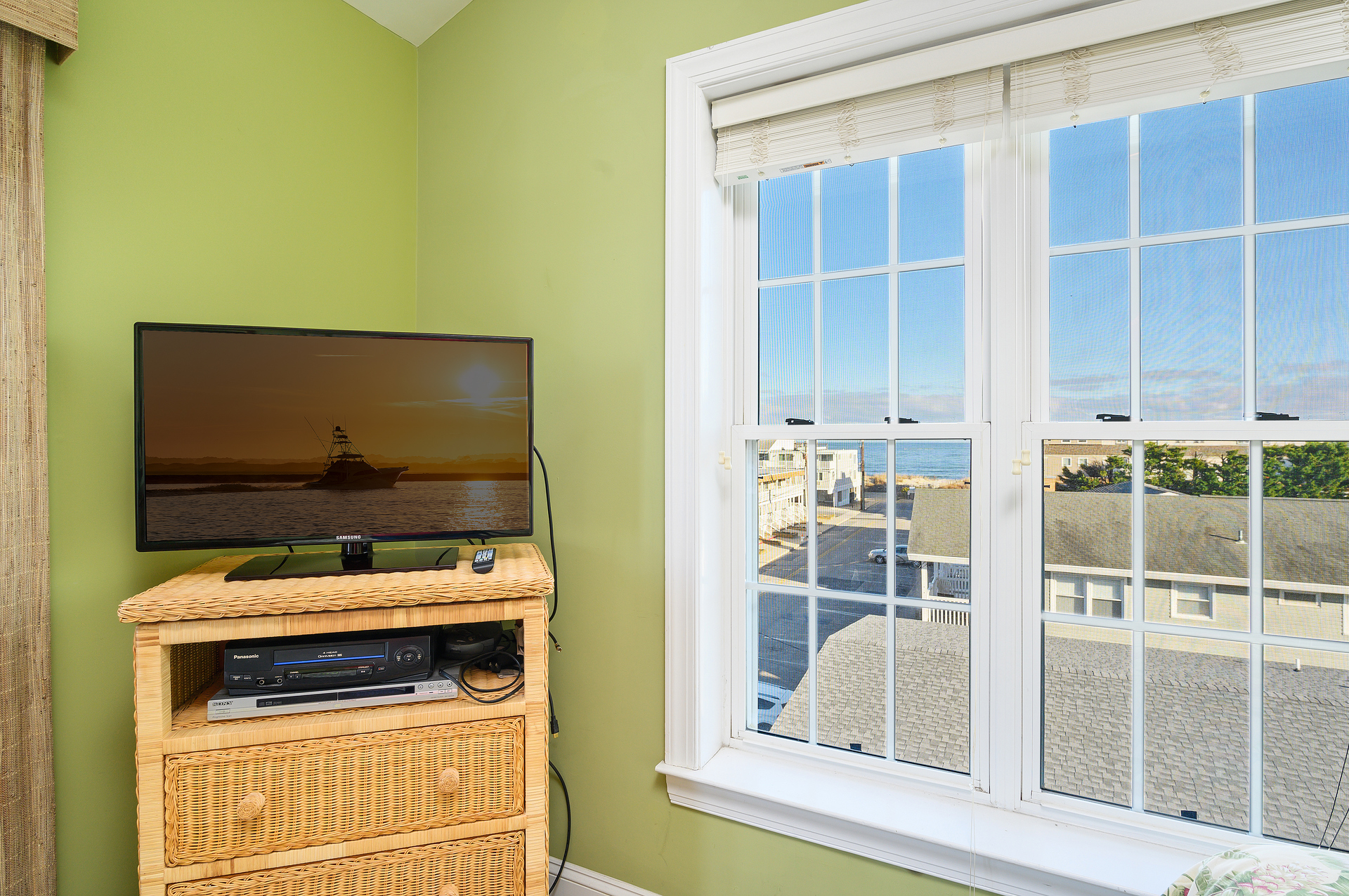 Beach View from window the Primary Bedroom
