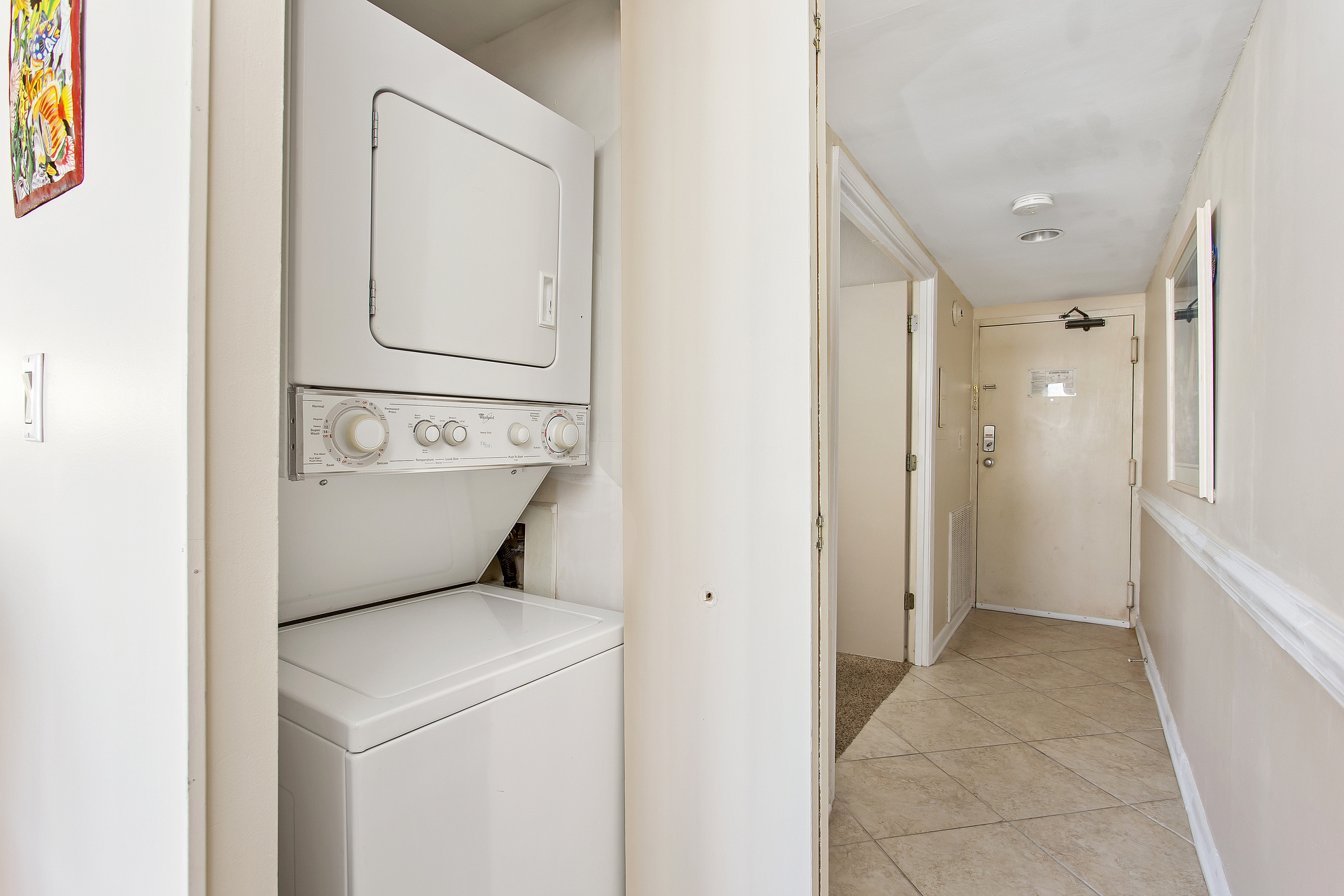 Washer & Dryer near the entrance for your convenience!