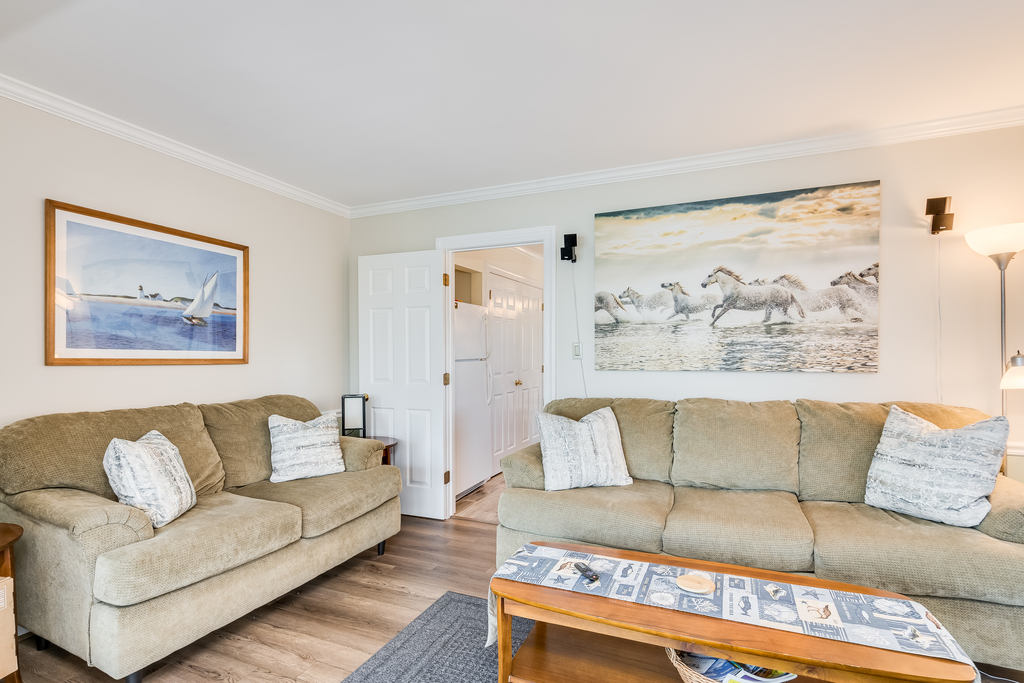 You'll find a 2nd Living Area just off the Kitchen.