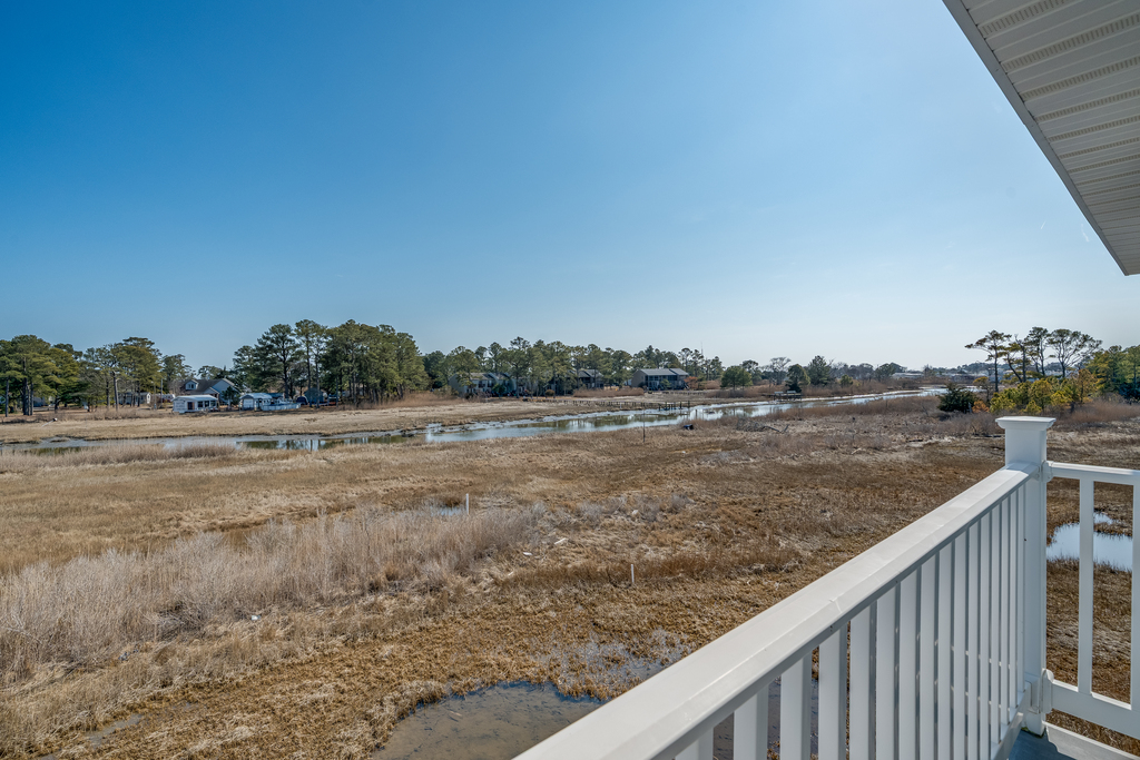 Overlooking the Marsh on the back side - equally gorgeous Water Views!