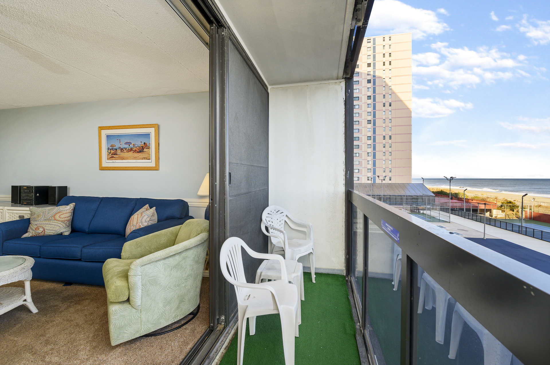 Sip your morning coffee while enjoying the Ocean Sunrise!